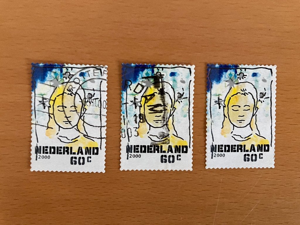 Decemberzegels 2000 - 3x  NVPH 1950, Ophalen of Verzenden, Na 1940, Gestempeld