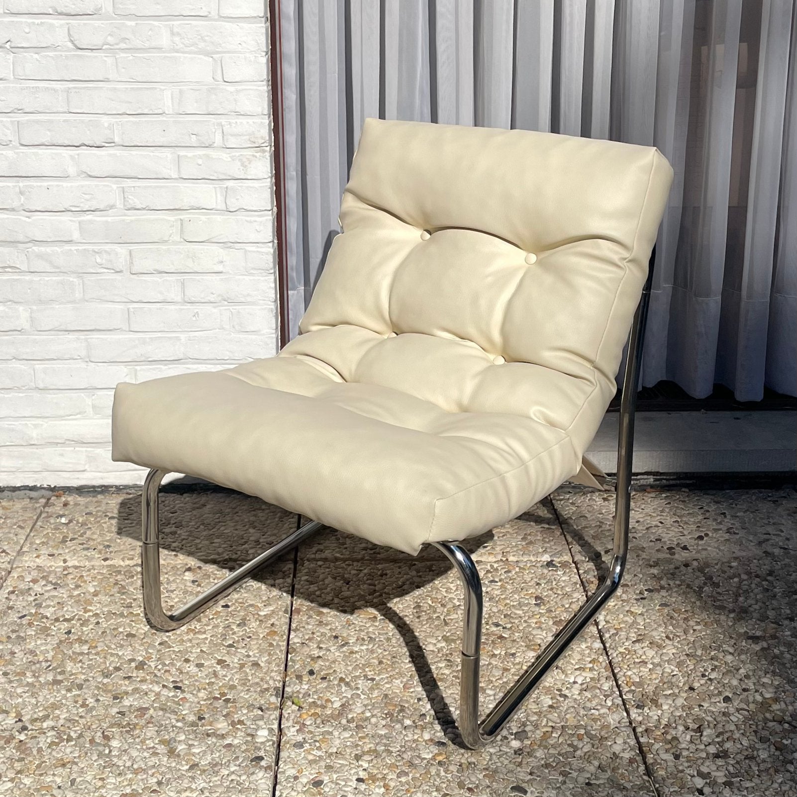 Vintage Mcm IKEA fauteuil. 1970’s, Huis en Inrichting, Ophalen, Gebruikt, 75 tot 100 cm