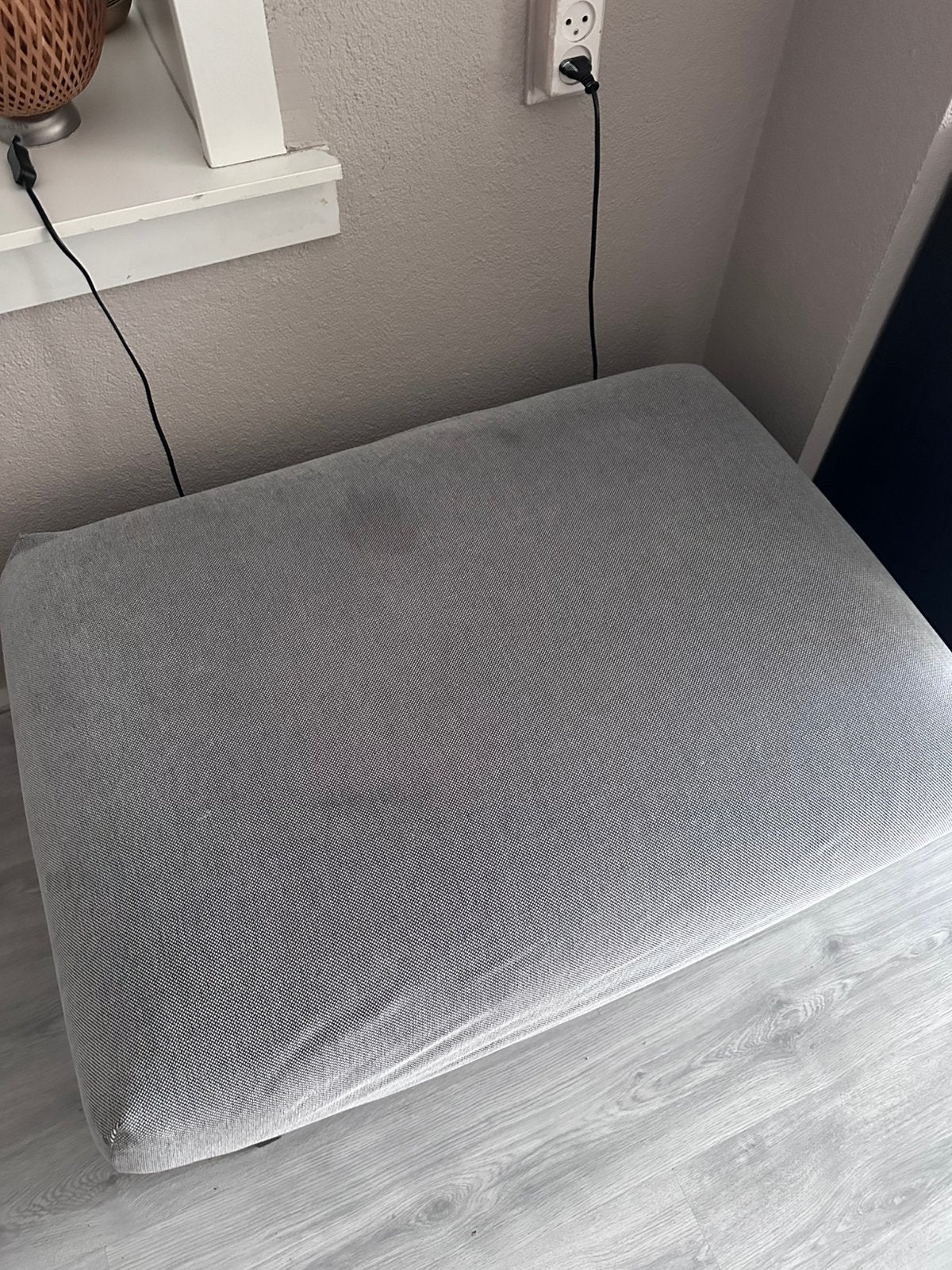 Ikea nockeby hocker, Huis en Inrichting, Banken | Bankstellen, Ophalen, Gebruikt, 75 tot 100 cm, Minder dan 150 cm