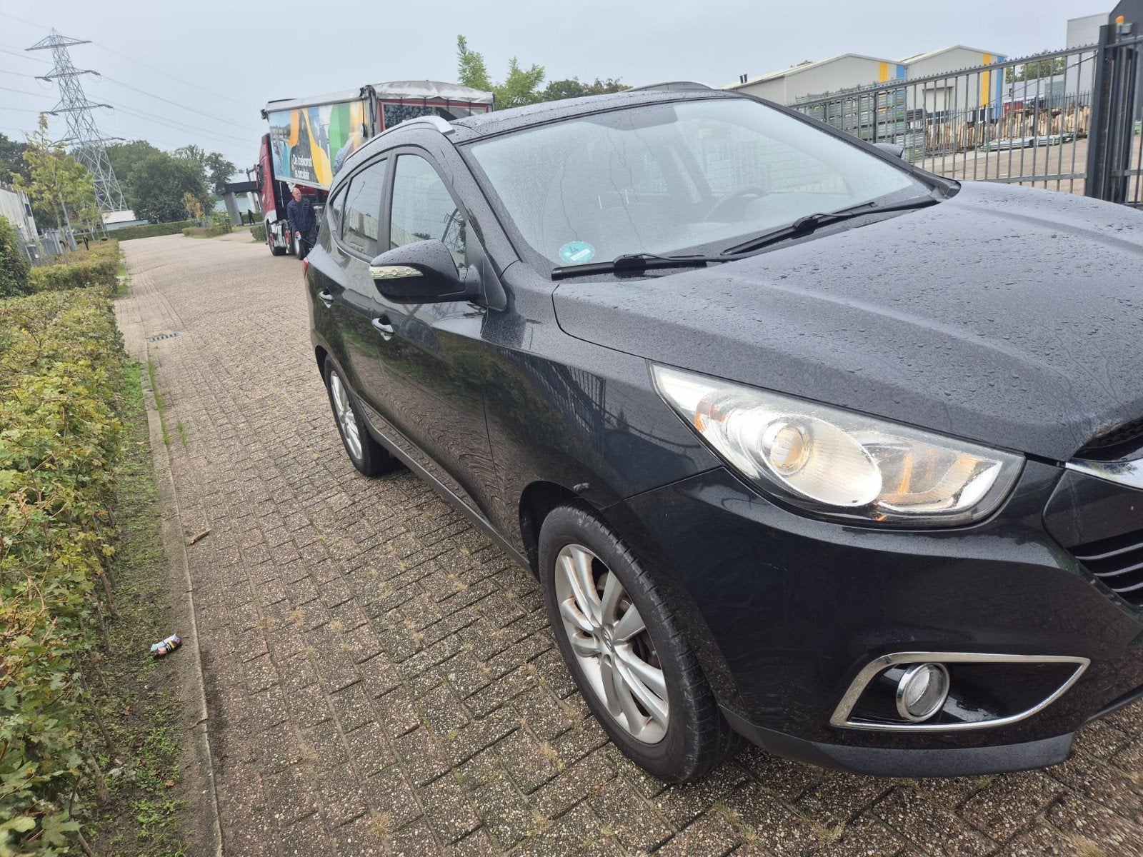 Hyundai iX35 2.0i Cvvt 163pk 2010 Zwart ORGINAL LACK! pano!, Auto's, Zwart, 4 cilinders, Handgeschakeld, Startonderbreker