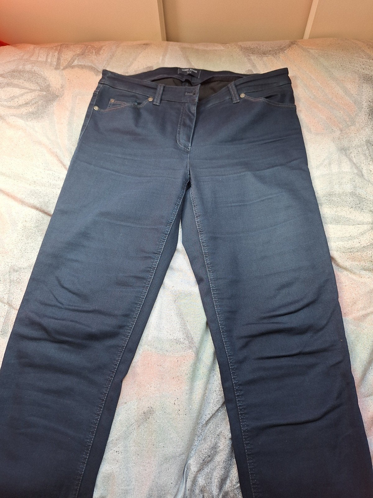 te koop dames broek GERRY WEBER 44, Blauw, Maat 42/44 (L), Ophalen of Verzenden, Zo goed als nieuw