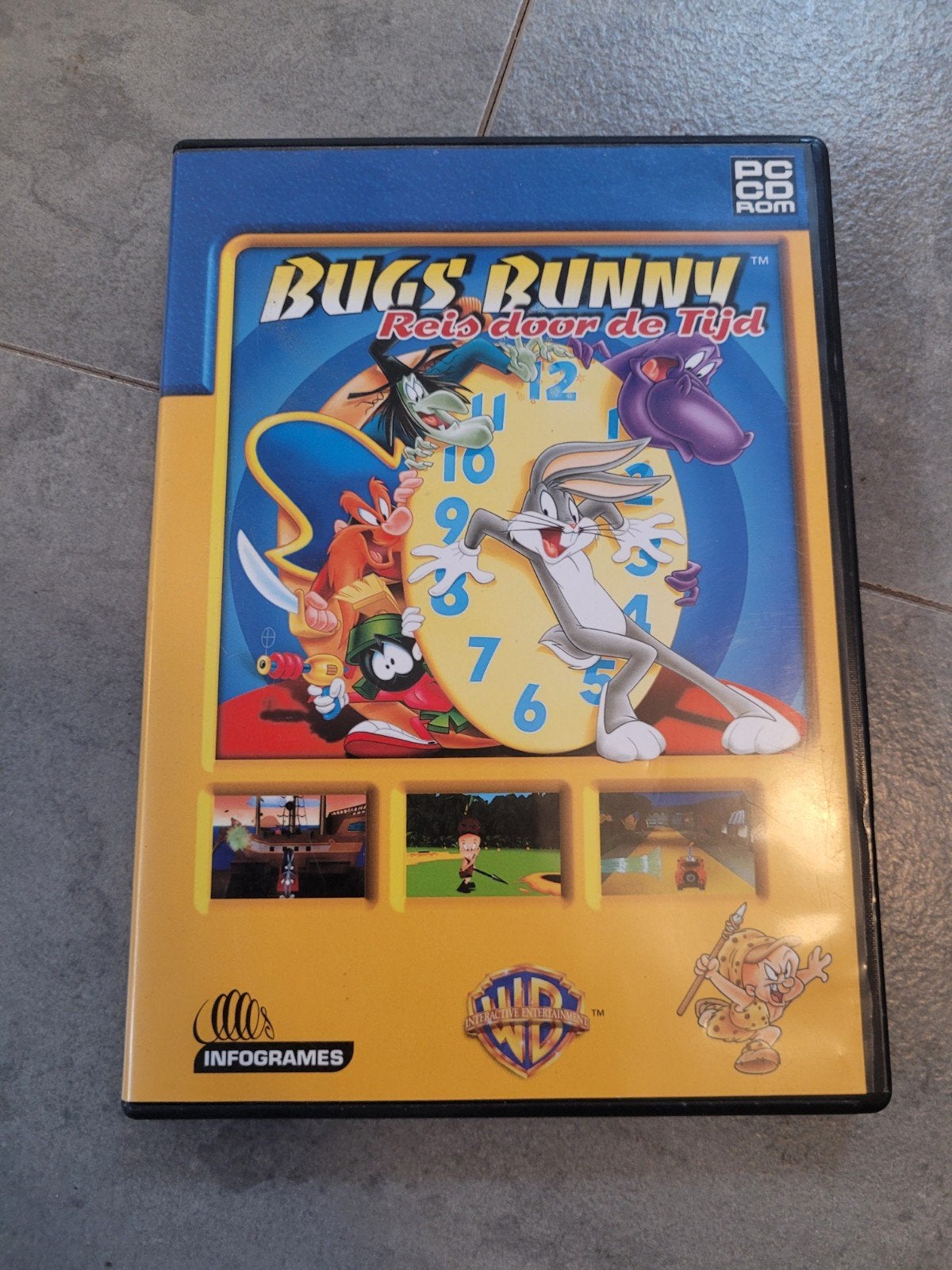 Bugs Bunny Reis door de Tijd PC CD Rom (2000), Spelcomputers en Games, Avontuur en Actie, 1 speler, Ophalen of Verzenden, Zo goed als nieuw