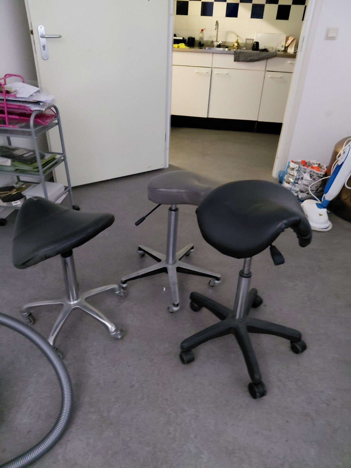 3 Zadelkrukken - Ergonomisch en Verstelbaar, Huis en Inrichting, Ophalen of Verzenden