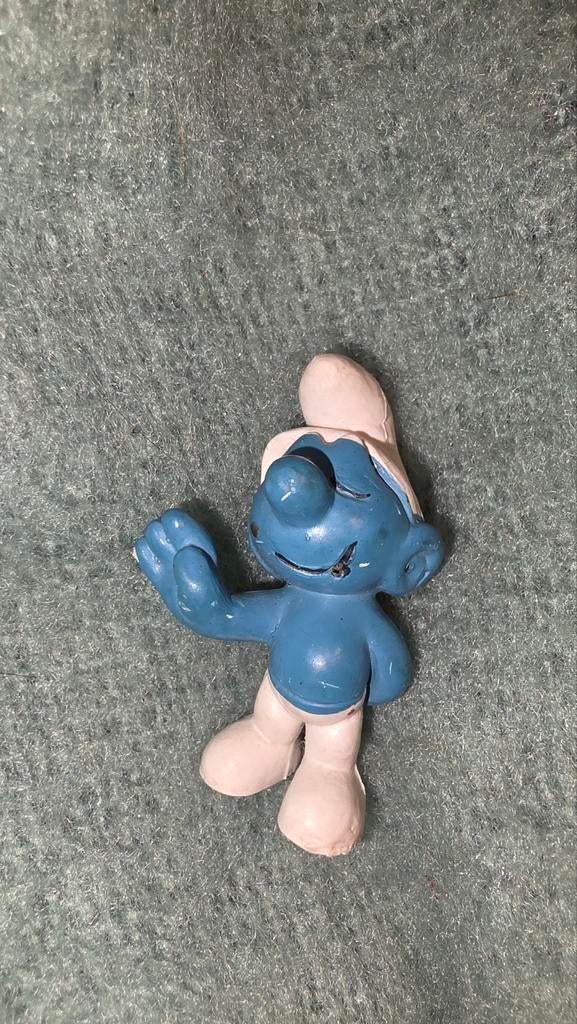 Vintage Smurf figuur - W. Germany Peyo, Verzamelen, Smurfen, Ophalen of Verzenden, Gebruikt, Overige Smurfen, Poppetje, Figuurtje of Knuffel