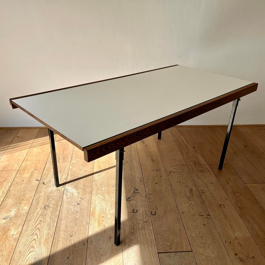 Vintage Mart Visser eettafel Spectrum TE64 ‘Mook’, Huis en Inrichting, Tafels | Eettafels, Ophalen, Gebruikt, 50 tot 100 cm, 150 tot 200 cm