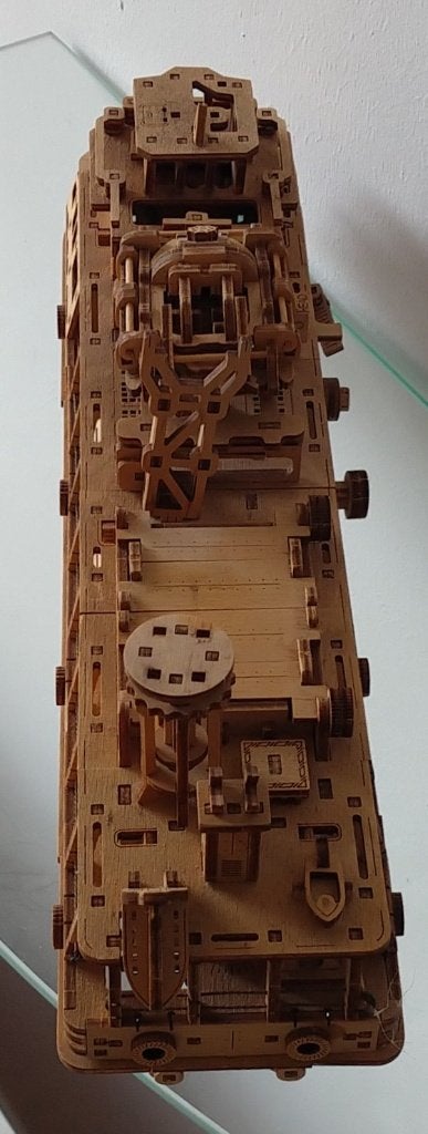modelbouw Ugears onderzoeks schip,  lang 40 cm, volgnr 38, Ophalen of Verzenden, Gebruikt, 1:50 tot 1:144