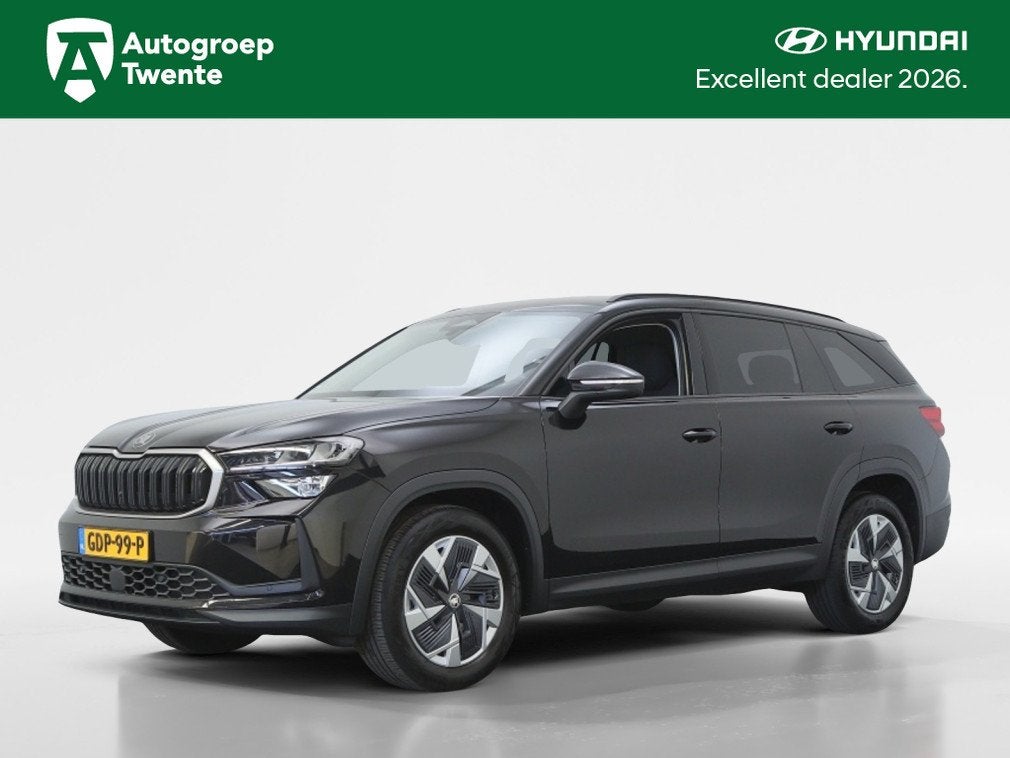 Skoda Kodiaq 1.5 TSI MHEV DSG7 Business Edition | Stoelverwa, Auto's, 12 maanden, Stof, 4 cilinders, Zwart