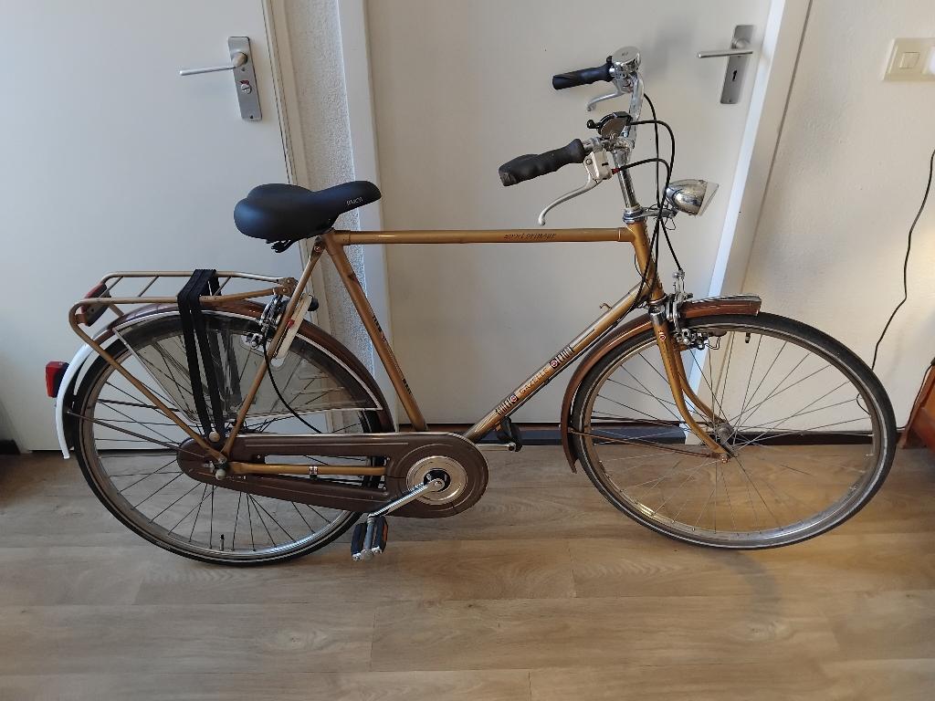 Gazelle Primeur 56 cm herenfiets., Gebruikt, Versnellingen, 53 tot 57 cm, Ophalen