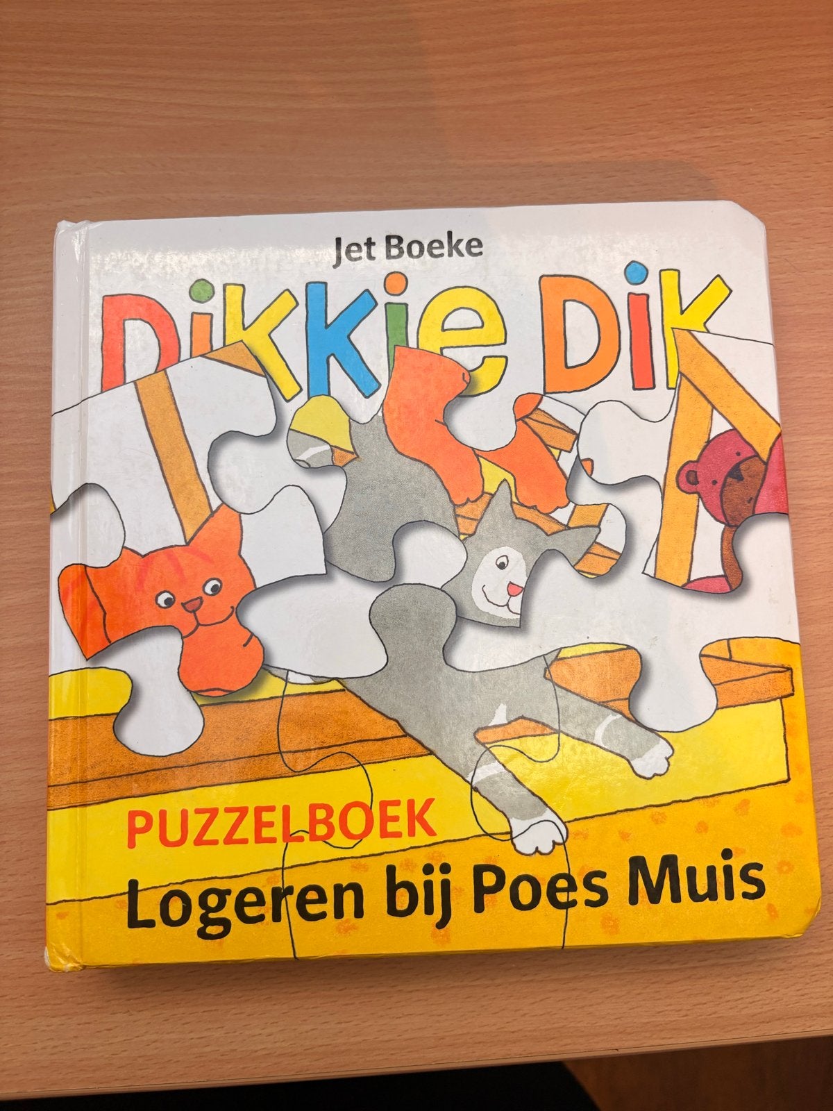 Dikkie Dik Puzzelboek: Logeren bij Poes Muis, Fictie algemeen, Jongen of Meisje, Ophalen of Verzenden, Zo goed als nieuw