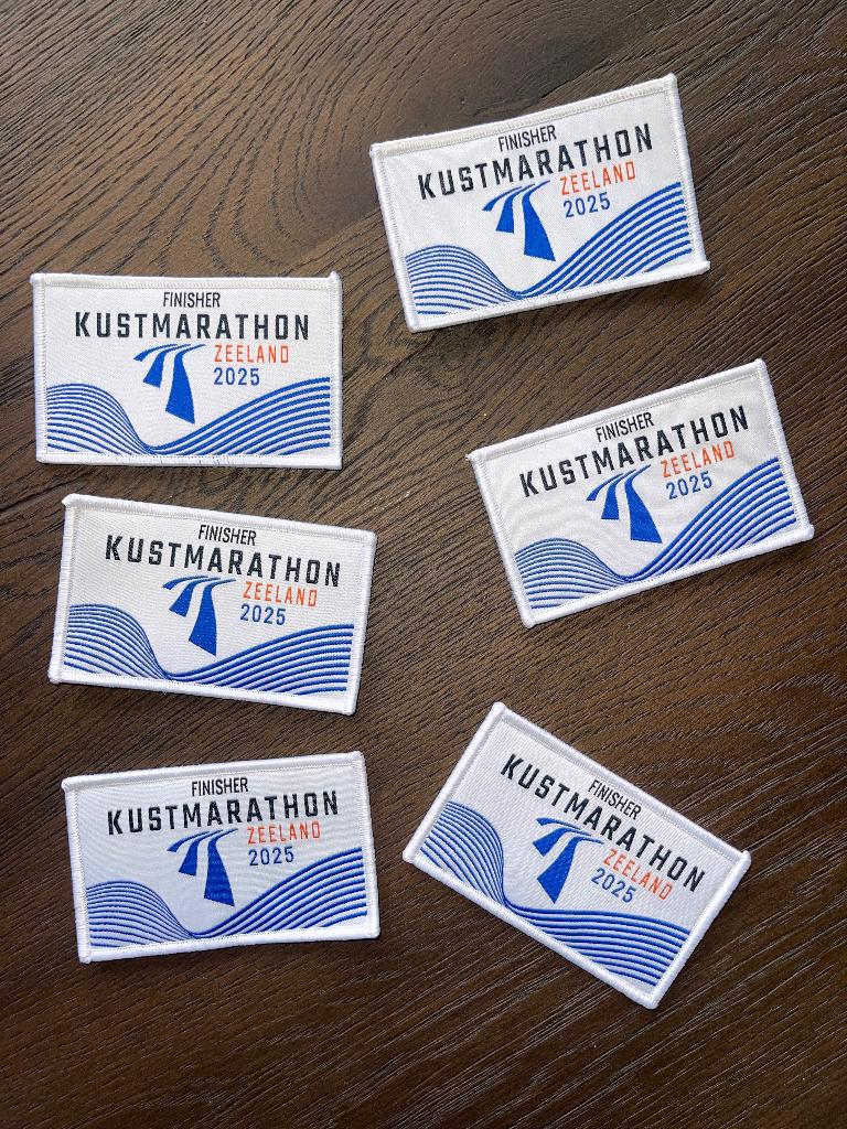 Kustmarathon Zeeland 2025 Finisher Badge, Overige merken, Verzenden, Overige typen, Nieuw