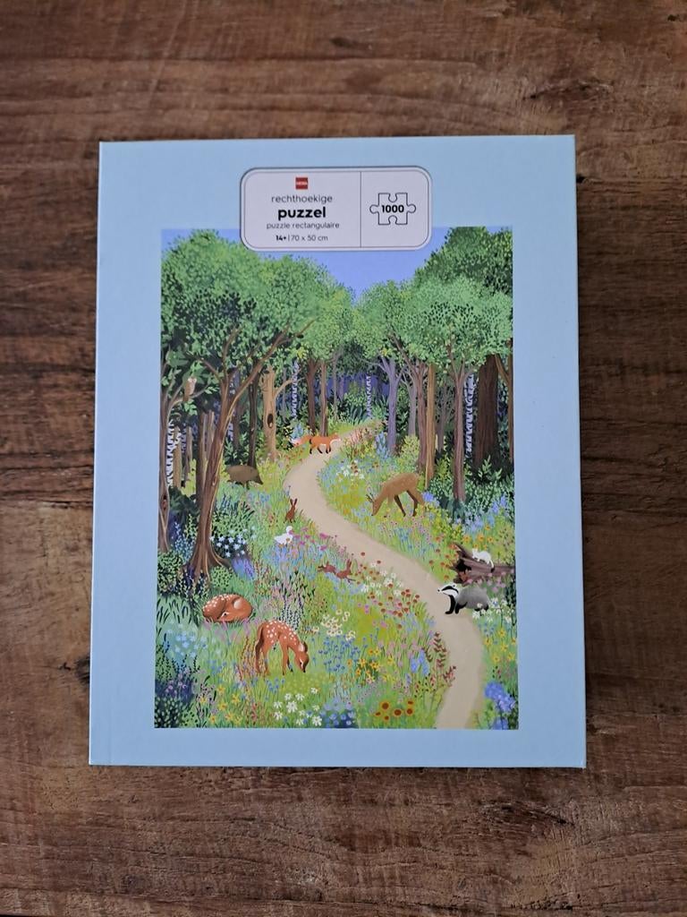 Hema puzzel, 1000 stukjes, Hobby en Vrije tijd, Denksport en Puzzels, Ophalen of Verzenden, 500 t/m 1500 stukjes, Zo goed als nieuw