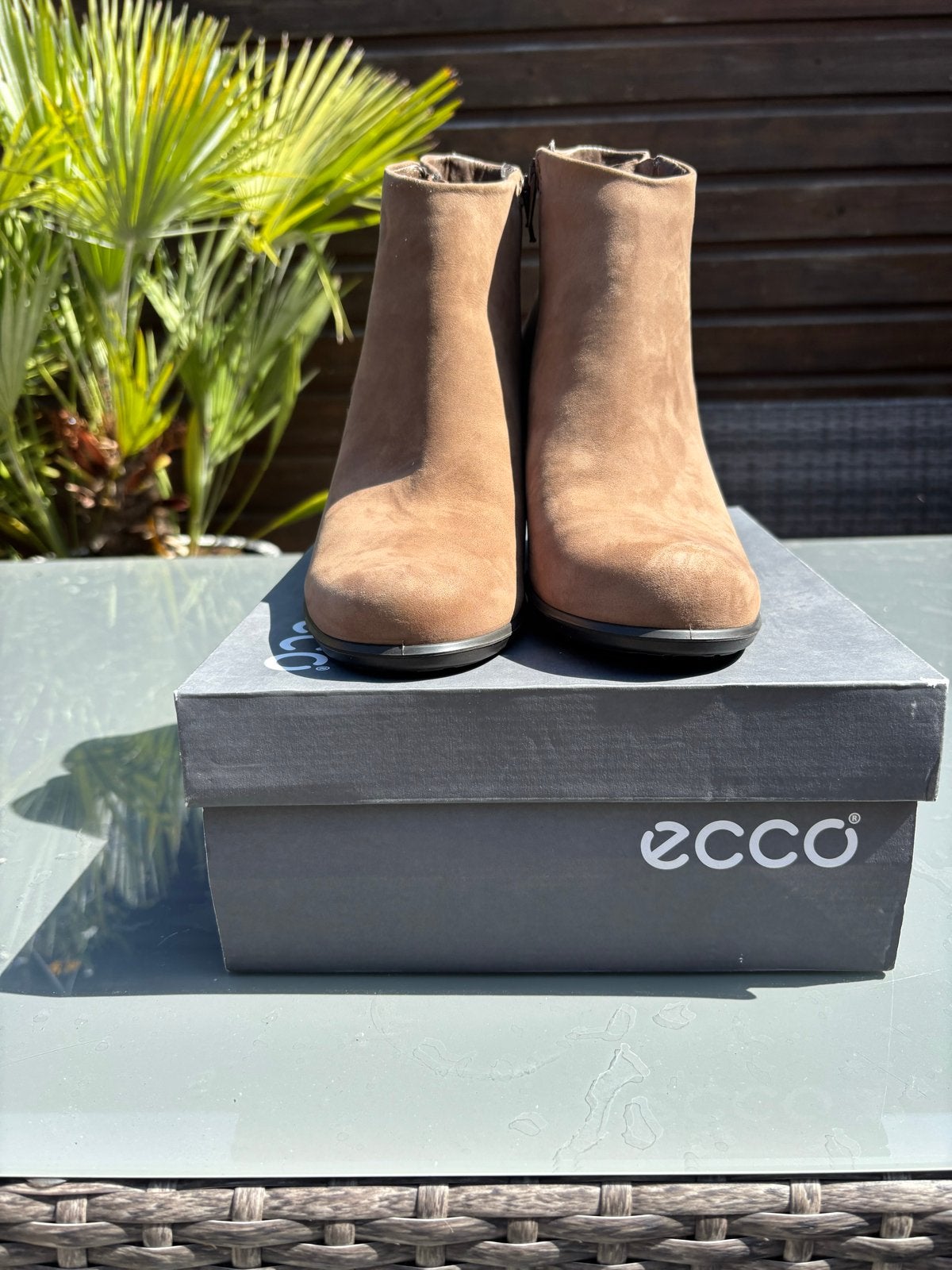 ECCO Enkellaarsjes - Zo goed als nieuw, Bruin, ECCO., Ophalen of Verzenden, Zo goed als nieuw