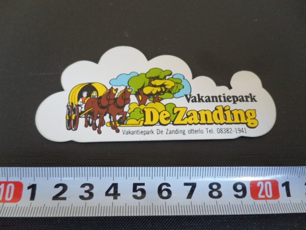 sticker Otterlo Vakantiepark DE ZANDING  08382-1941 *, Ophalen, Zo goed als nieuw