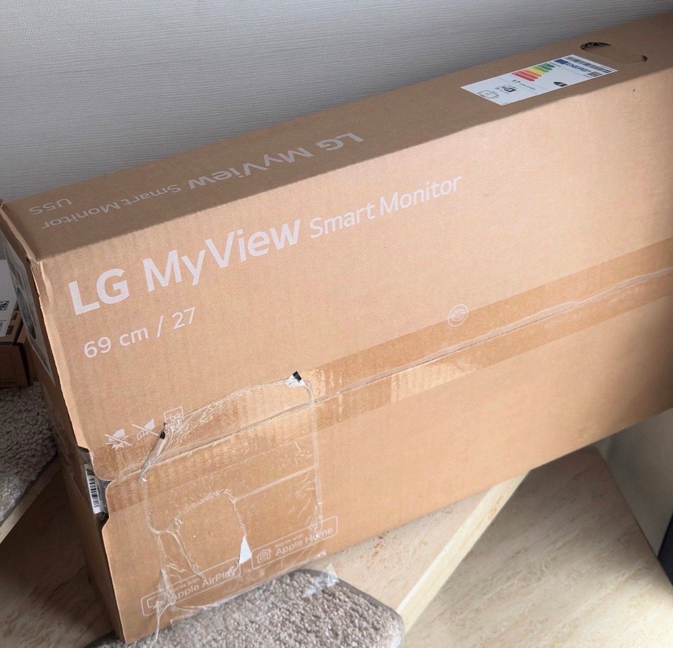 LG MyView 27" Smart Monitor 27US511SA met OVP, Ophalen of Verzenden, Zo goed als nieuw, LG, Smart TV