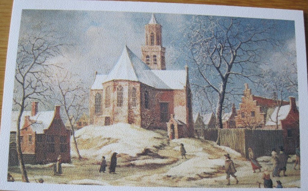 J.A. Beerstraten - gezicht op Ouderkerk, Ophalen of Verzenden, 1980 tot heden, Gelopen, Stad of Dorp