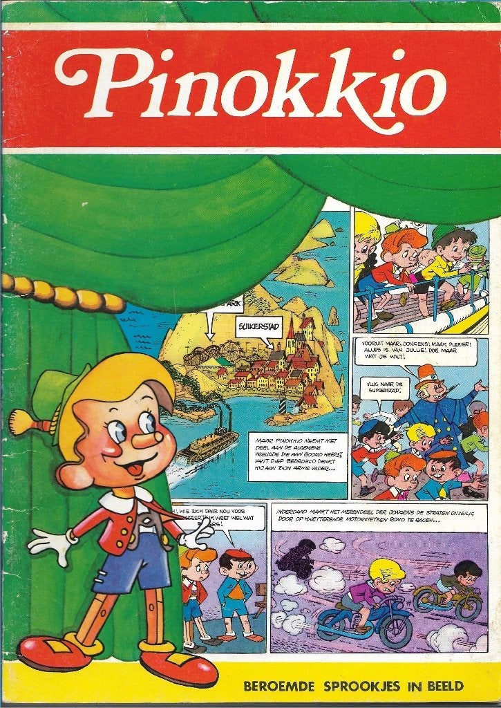 Beroemde sprookjes in beeld - Pinokkio, Eén stripboek, Ophalen of Verzenden, Gelezen