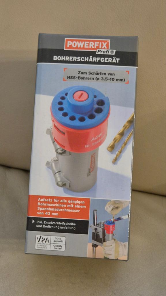 Powerfix Profi Boorslijper voor HSS-boren (3,5-10 mm), Doe-het-zelf en Verbouw, Ophalen of Verzenden