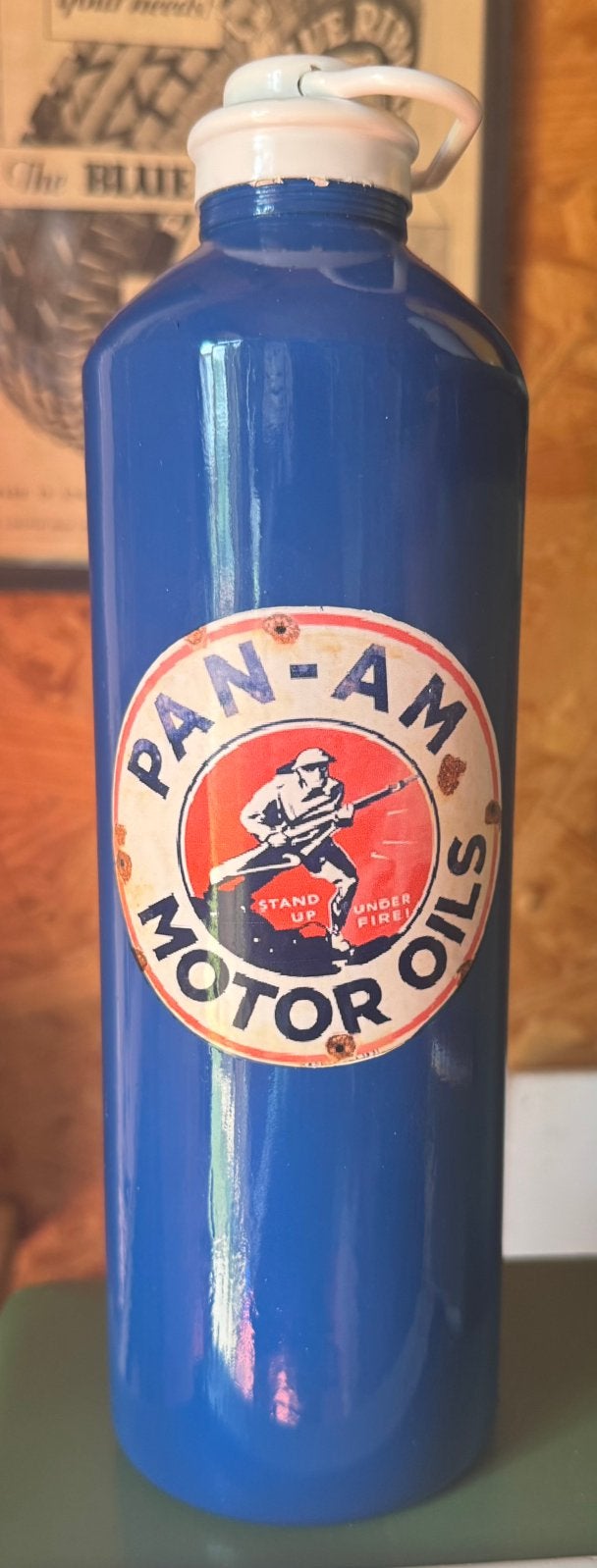 Oude kruik met Olie logo, Ophalen of Verzenden, Gebruikt