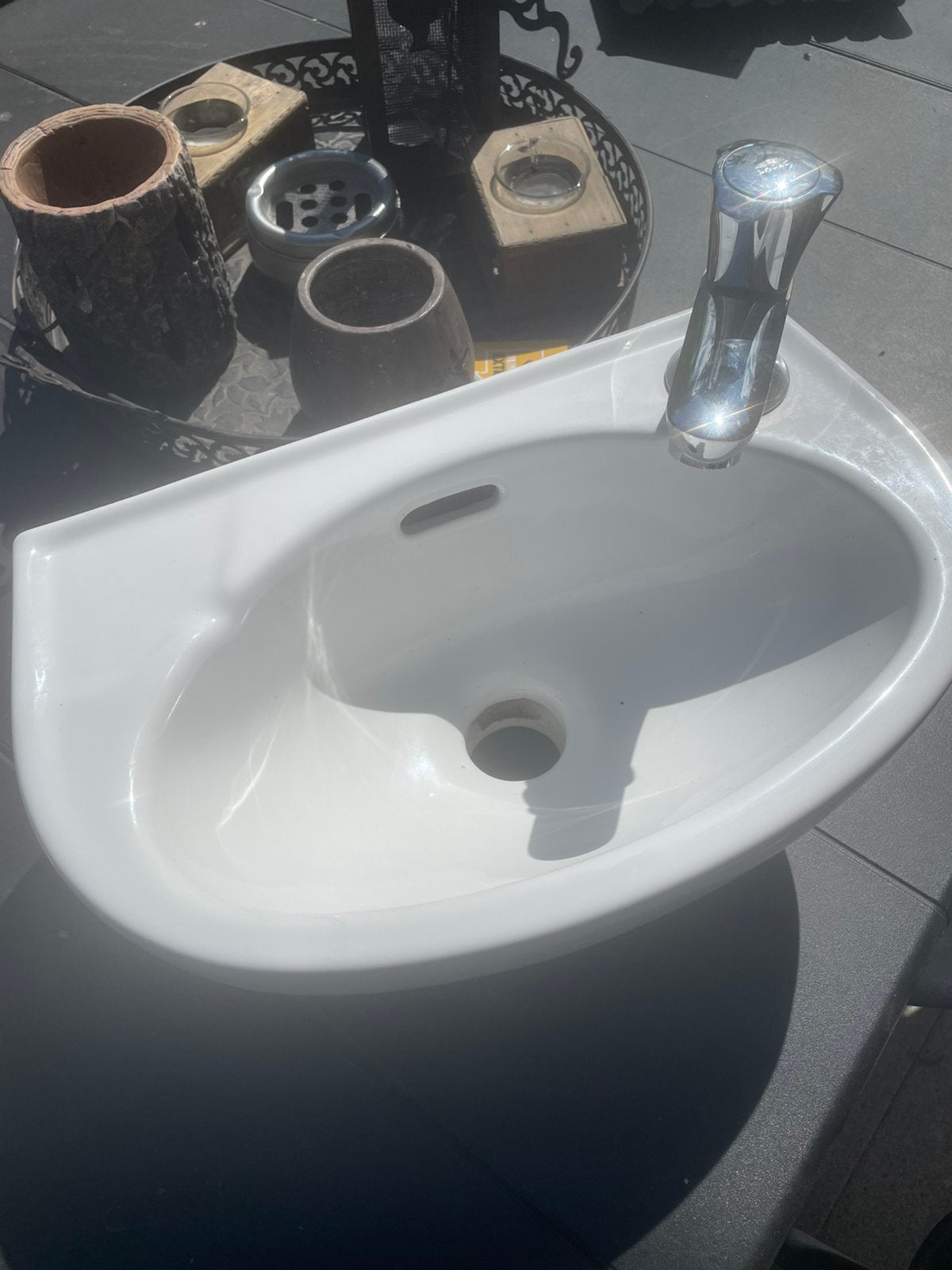 Klein wc fontein met kraan, Ophalen, Zo goed als nieuw, Toilet