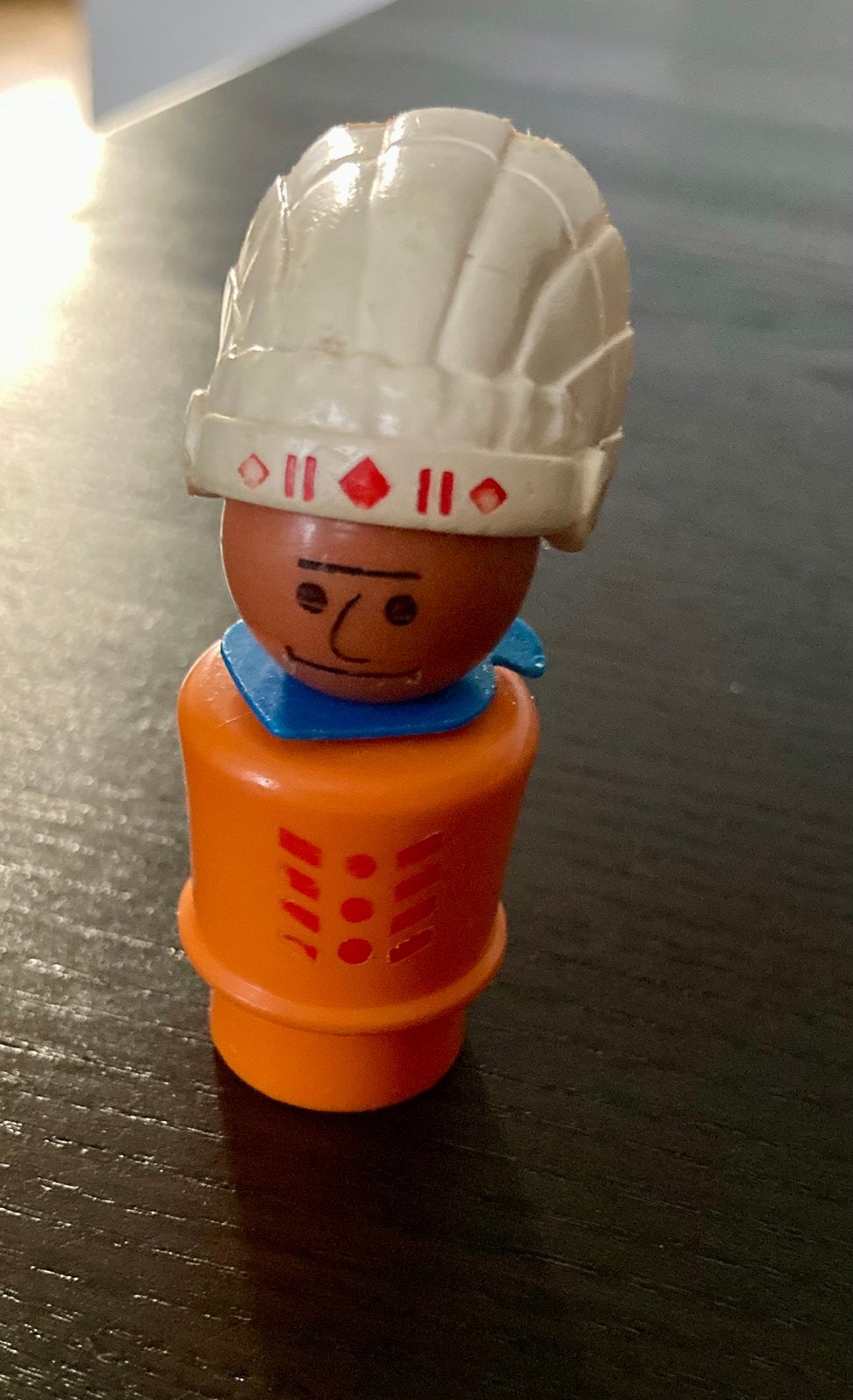 Vintage Fisher Price Little People indianen opperhoofd, Ophalen of Verzenden, Gebruikt, Overige typen