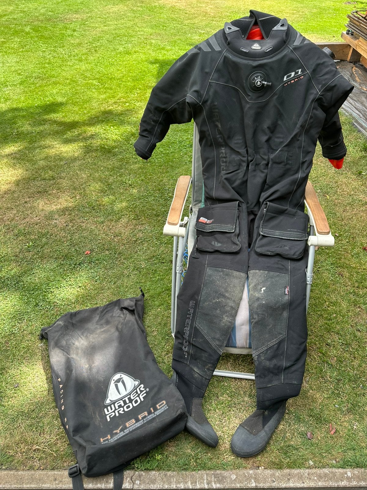 Waterproof D1 droogpak, Ophalen, Zo goed als nieuw, Duikpak