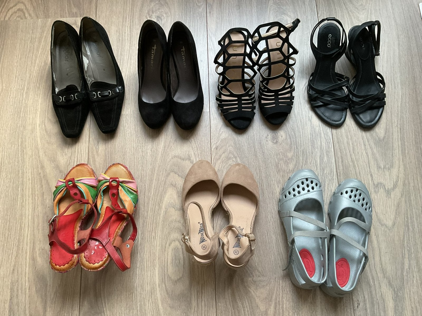 Te koop dames schoenen mt 36, Ophalen of Verzenden, Zo goed als nieuw, Zwart, Sneakers of Gympen