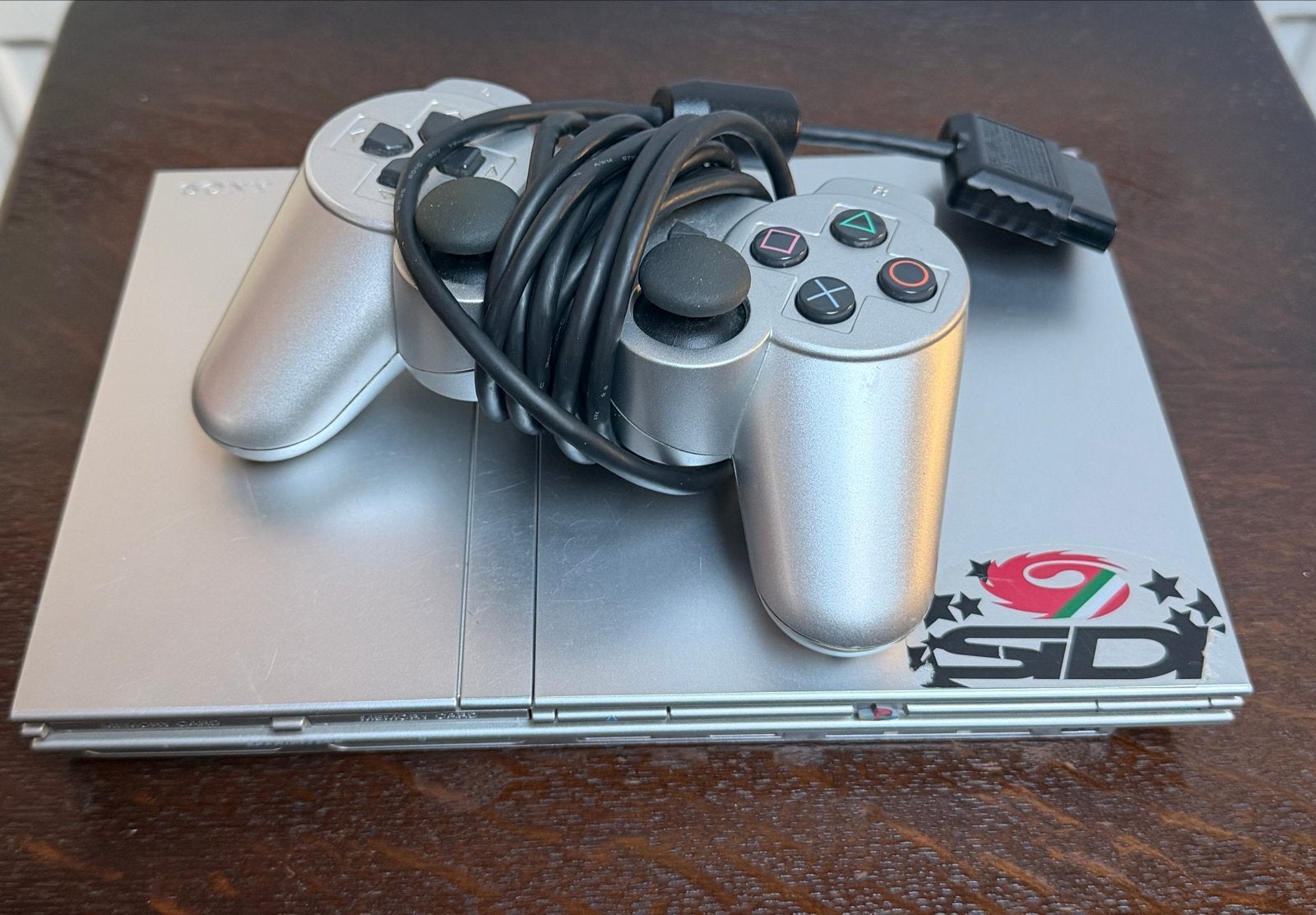 Sony PlayStation 2 Slim met controller - Volledig functionee, Gebruikt, Ophalen of Verzenden, Met 1 controller, Zilver