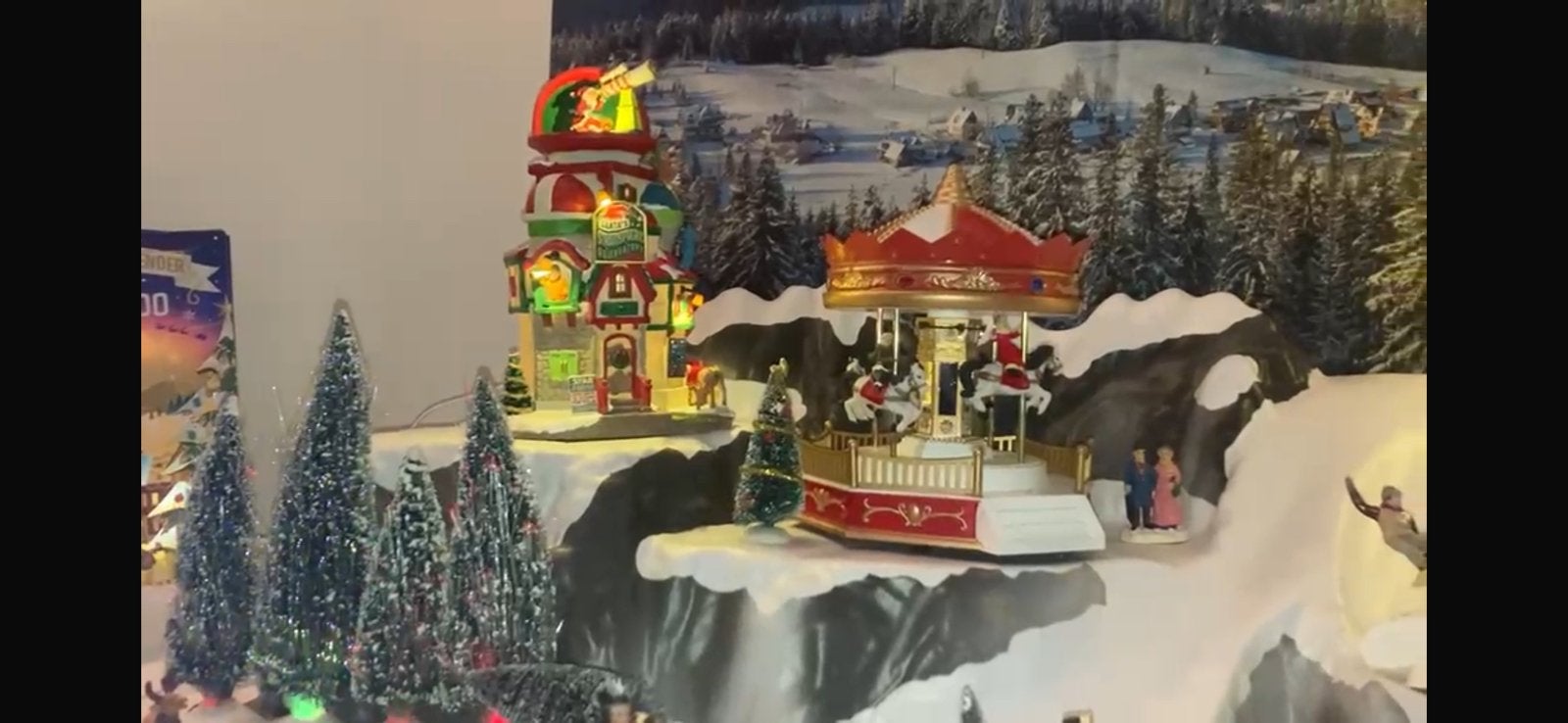 Compleet kerst dorp, Ophalen, Voor 1940, Zo goed als nieuw