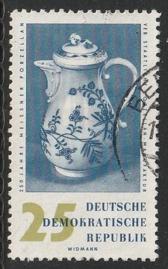DDR 1960 778 Porselein 25p, Gest, Ophalen of Verzenden, DDR, Gestempeld