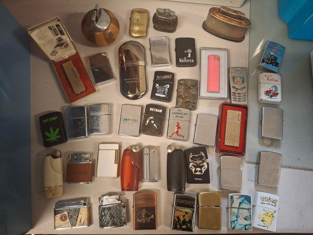 Partij aanstekers, Verzamelen, Rookartikelen, Aanstekers en Luciferdoosjes, Ophalen of Verzenden, Gebruikt, Aansteker