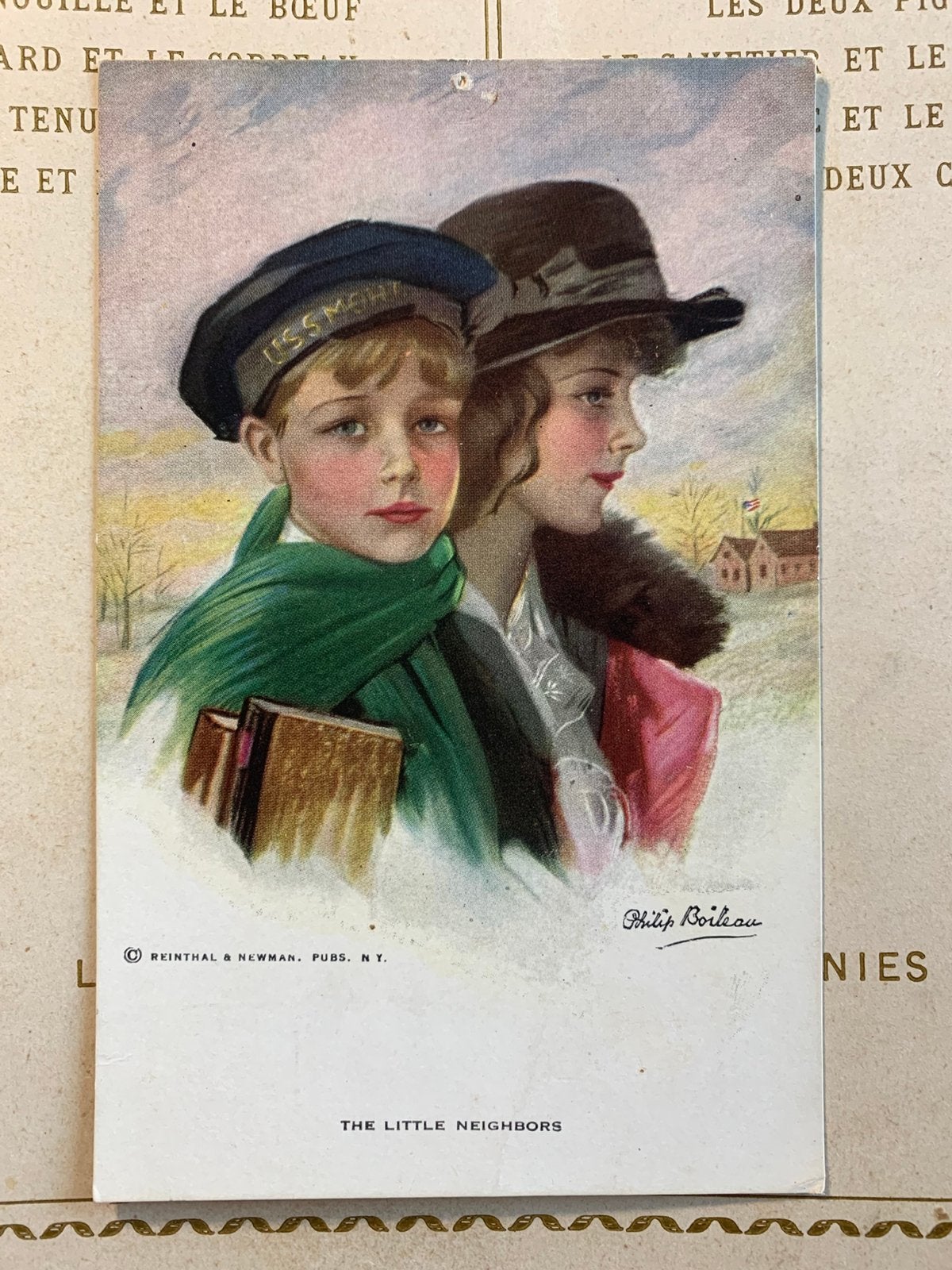 The little neighbours (CB), Ophalen of Verzenden, Voor 1920, Ongelopen, Kinderen