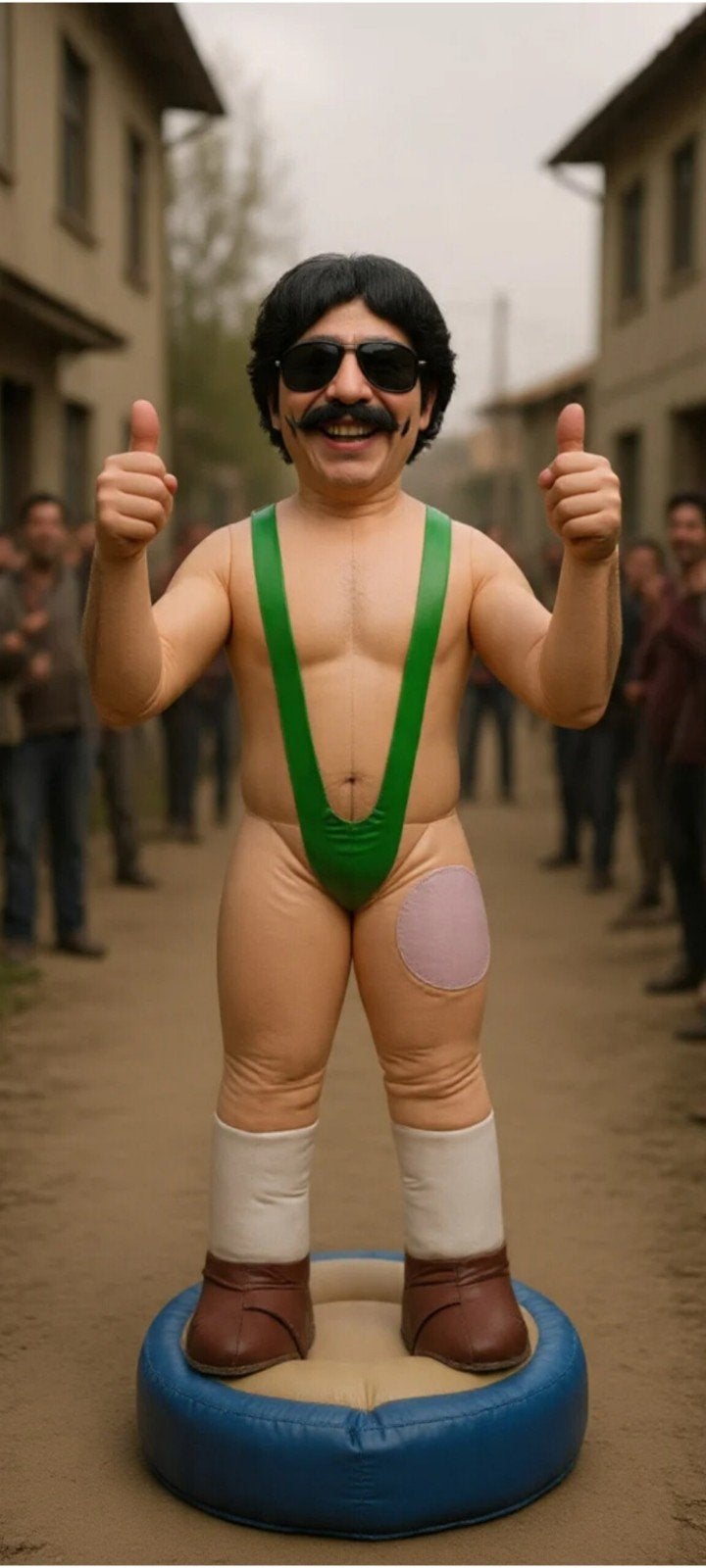 Opblaasbare Borat feestpop Te koop, Ophalen, Zo goed als nieuw, Overige