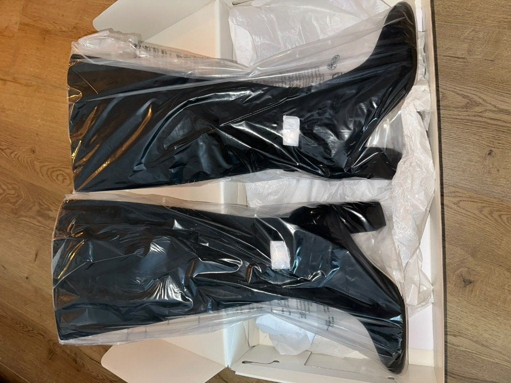 Ralph Lauren - Kellie hoge suède laars met hoge hak /maat 41, Ophalen, Hoge laarzen, Zwart, Nieuw