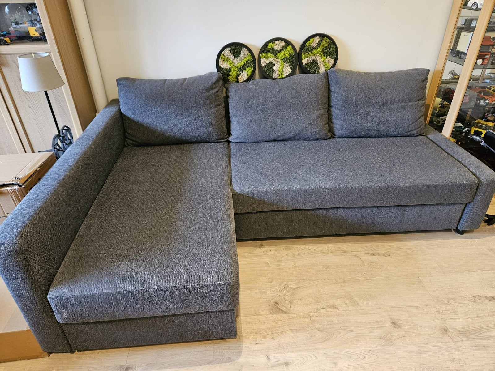 FRIHETEN slaapbank/bank 140x200cm, Huis en Inrichting, Slaapkamer | Slaapbanken, Ophalen, Zo goed als nieuw, Tweepersoons, 140 cm