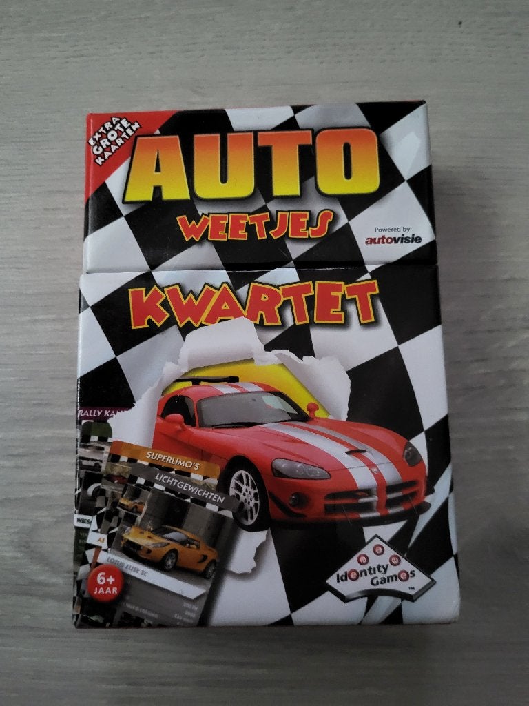 Auto Weetjes Kwartet, Ophalen of Verzenden, Zo goed als nieuw, Kwartet(ten)