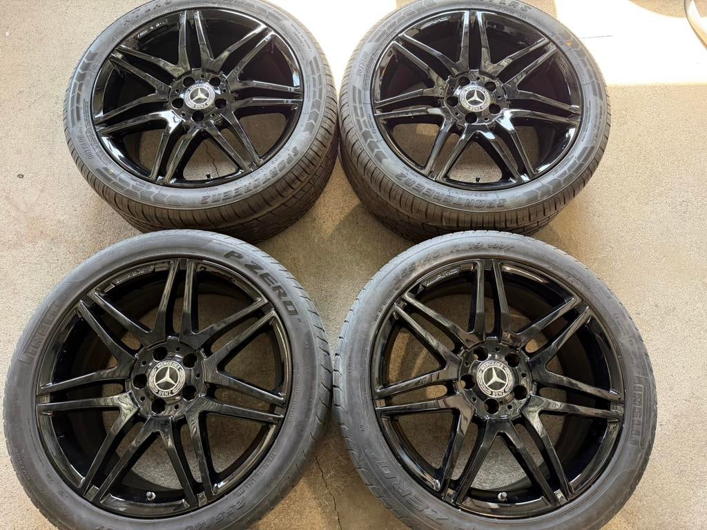 19 inch Origineel Mercedes velgen met Banden VITO VIANO V, 19 inch, Gebruikt, 255 mm, Banden en Velgen