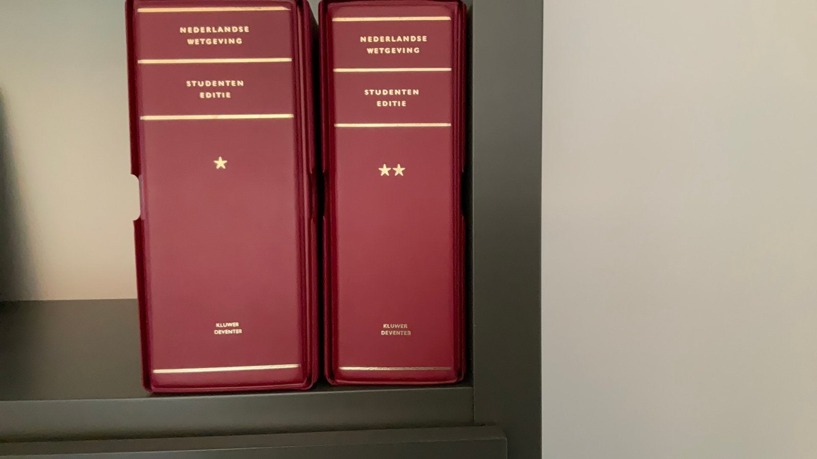 Nederlands wetboek luxe studenteneditie, Ophalen, Gamma, Gelezen