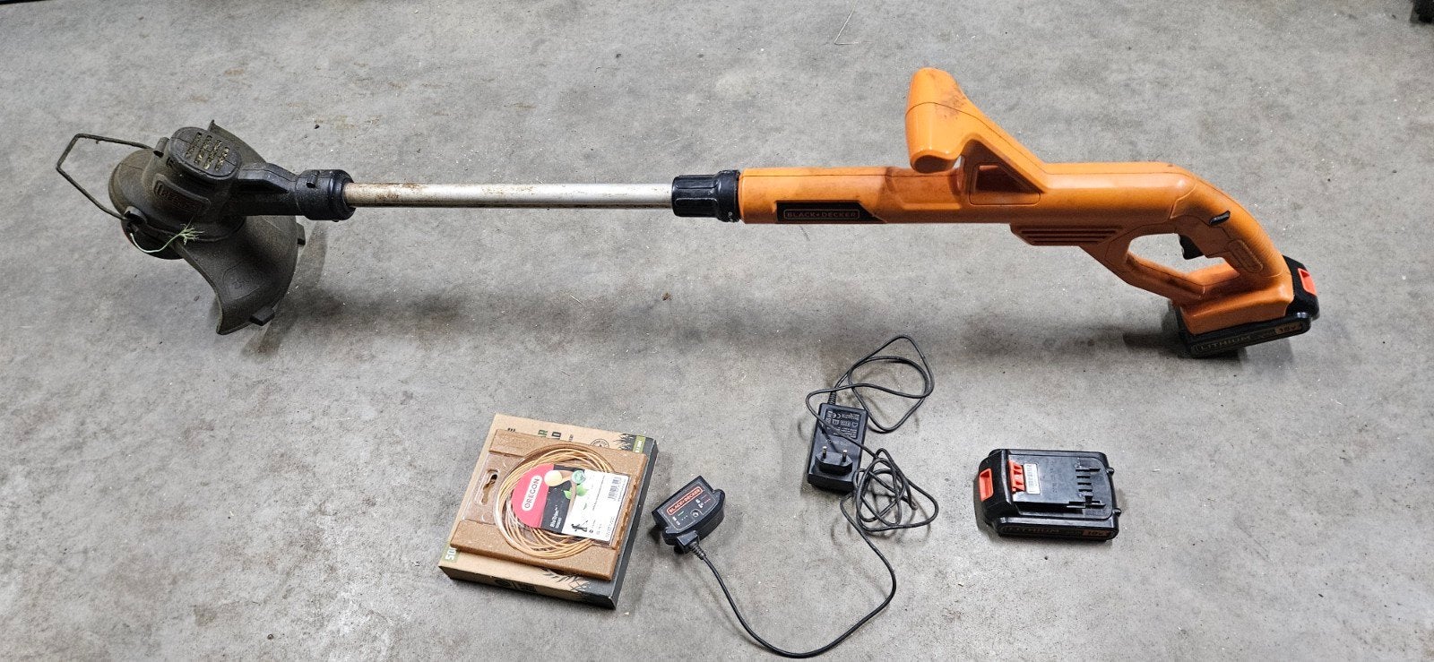Black+Decker accu Grastrimmer, Ophalen, Gebruikt, 10 tot 30 cm, Black+Decker