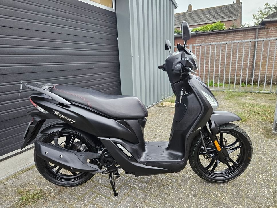 SYM SYMPHONY 50 4T E5+ 45 BJ2026 MAT ZWART 4806KM TOPSTAAT!, SYM, Overige modellen, Onbekend, Zo goed als nieuw