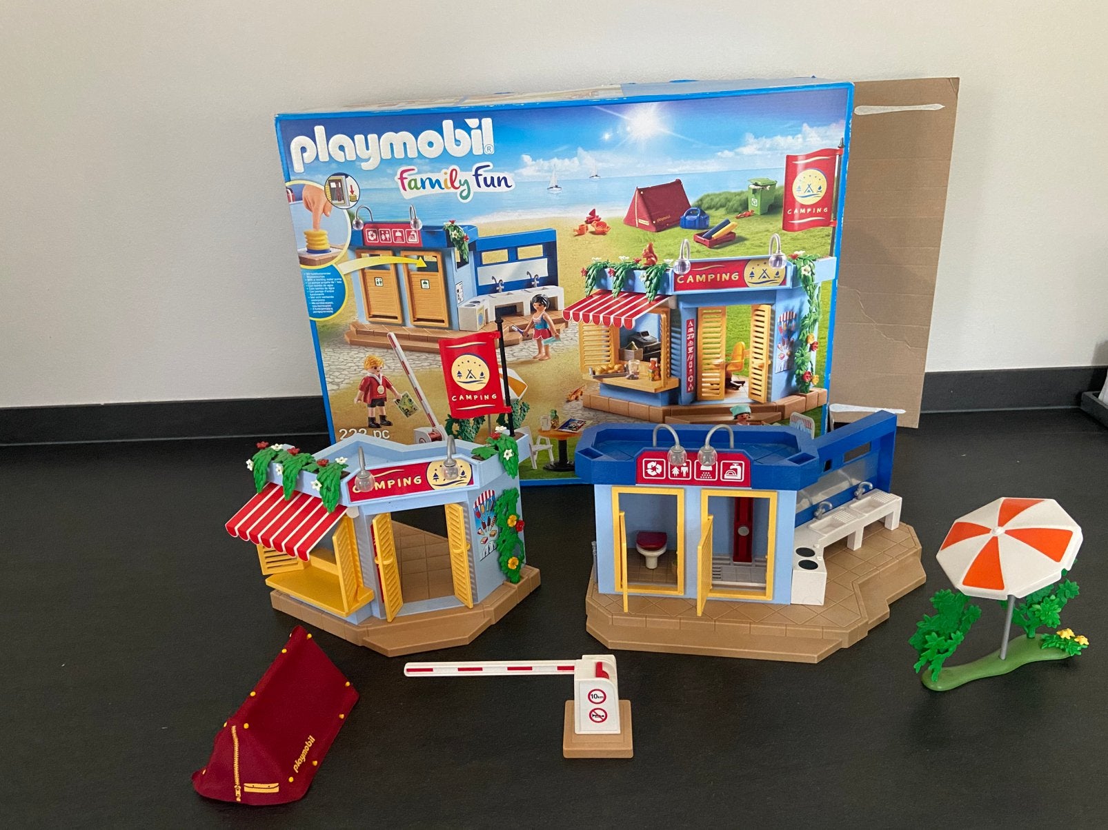 Playmobil camping (70087), Gebruikt, Complete set, Overige typen, Family fun