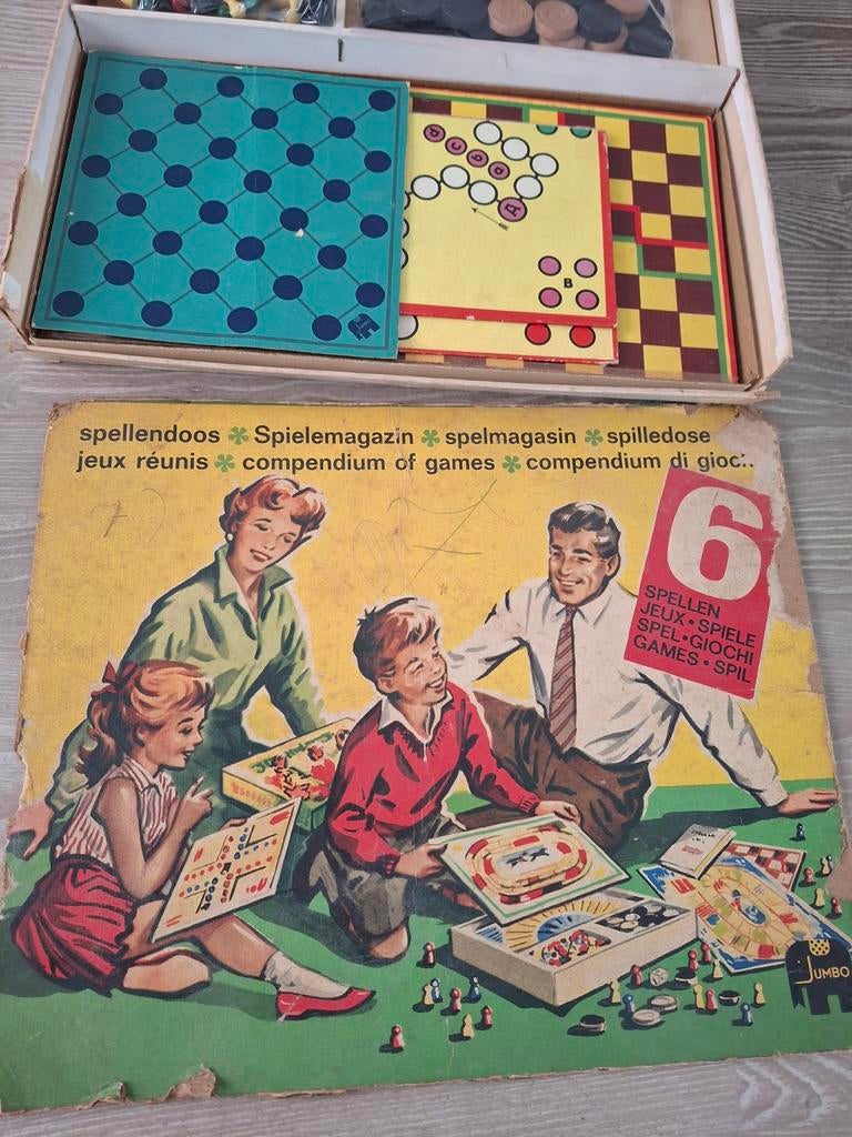 Diverse spellen antiek, Ophalen of Verzenden