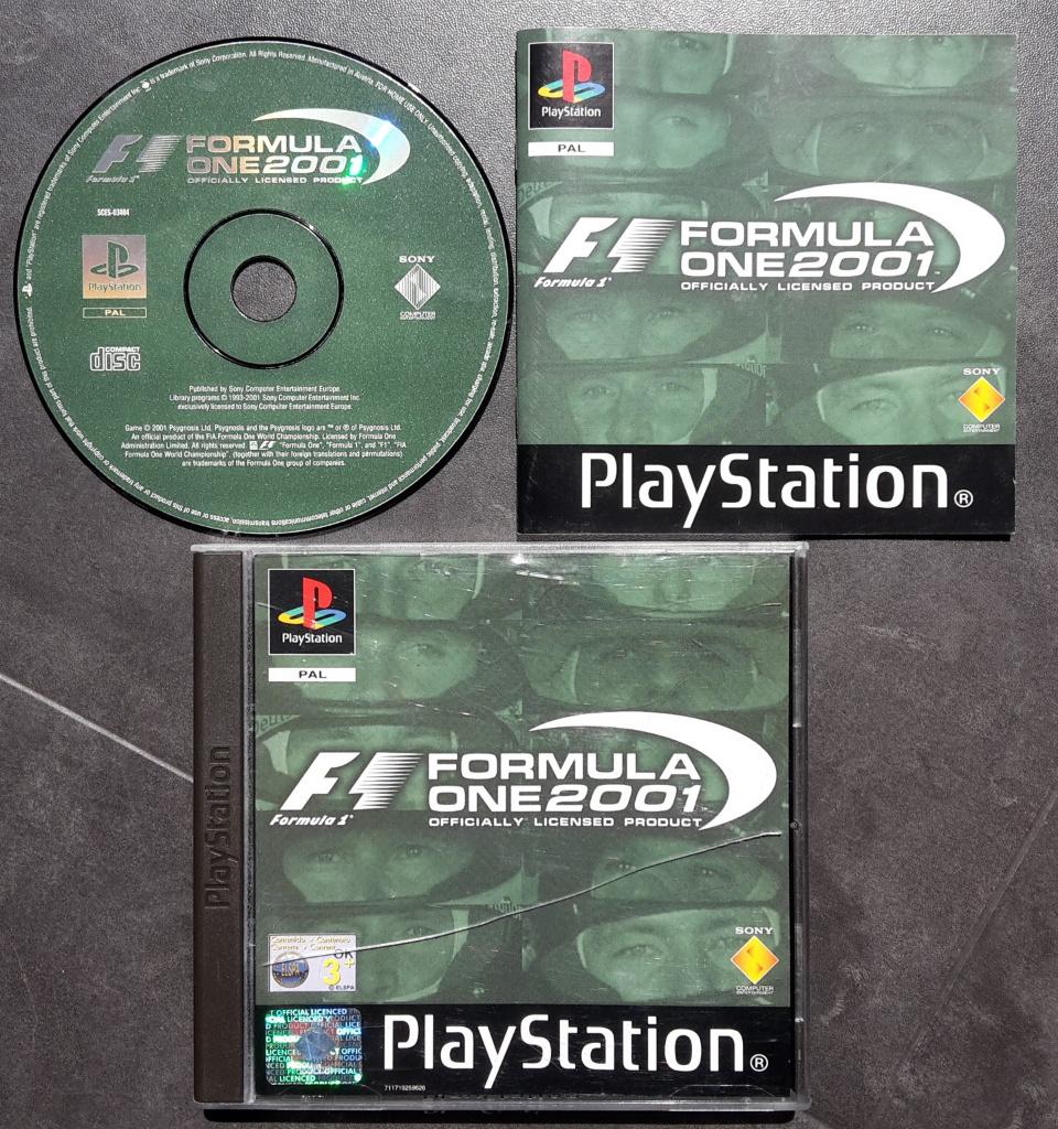 PS1 - Formula One 2001 - PlayStation 1 F1 Racen, Racen en Vliegen, 2 spelers, Ophalen of Verzenden, Zo goed als nieuw