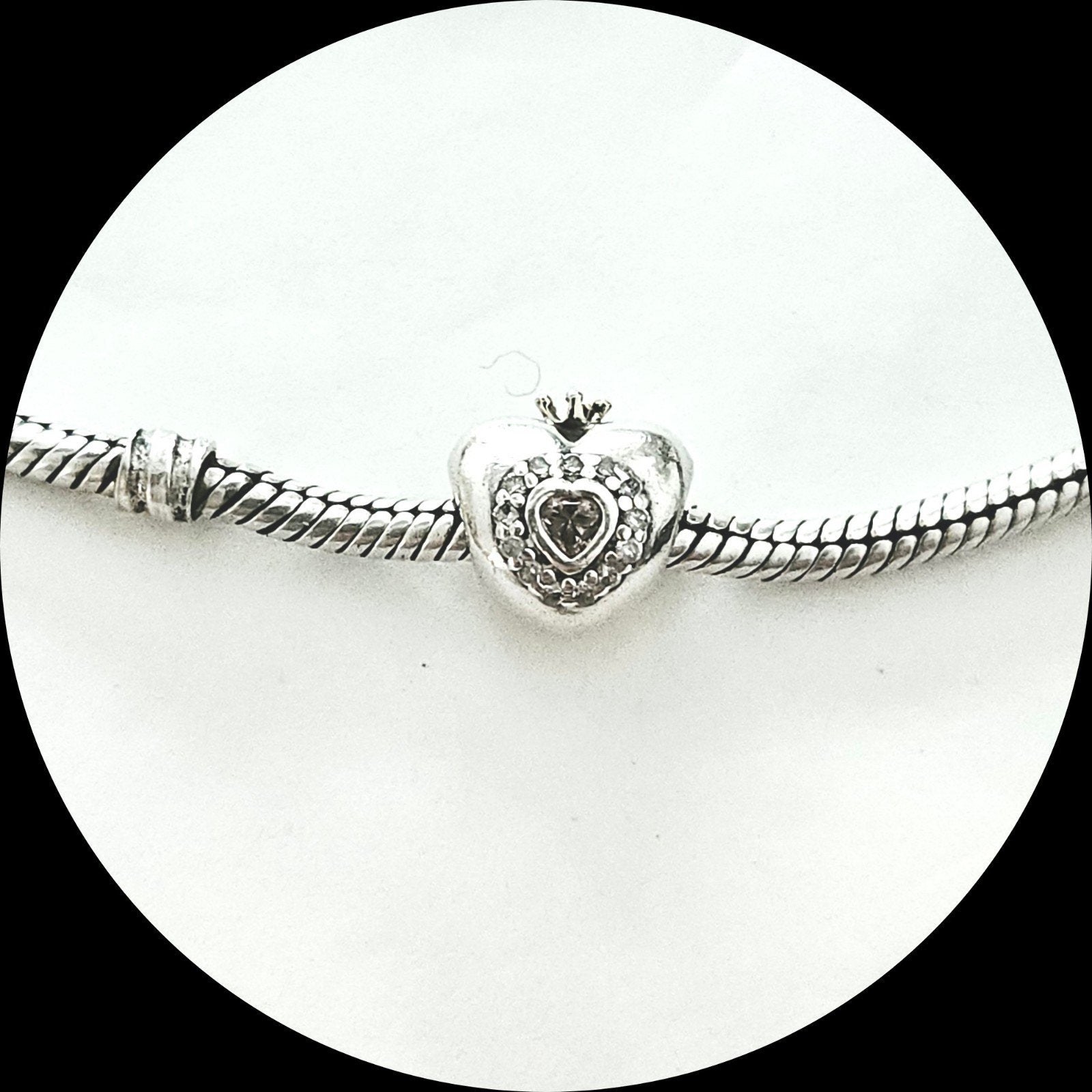 Pandora Hart Princess / roze retired 
Kijk ook eens bij mijn, Pandora, Ophalen of Verzenden, Zo goed als nieuw, Zilver