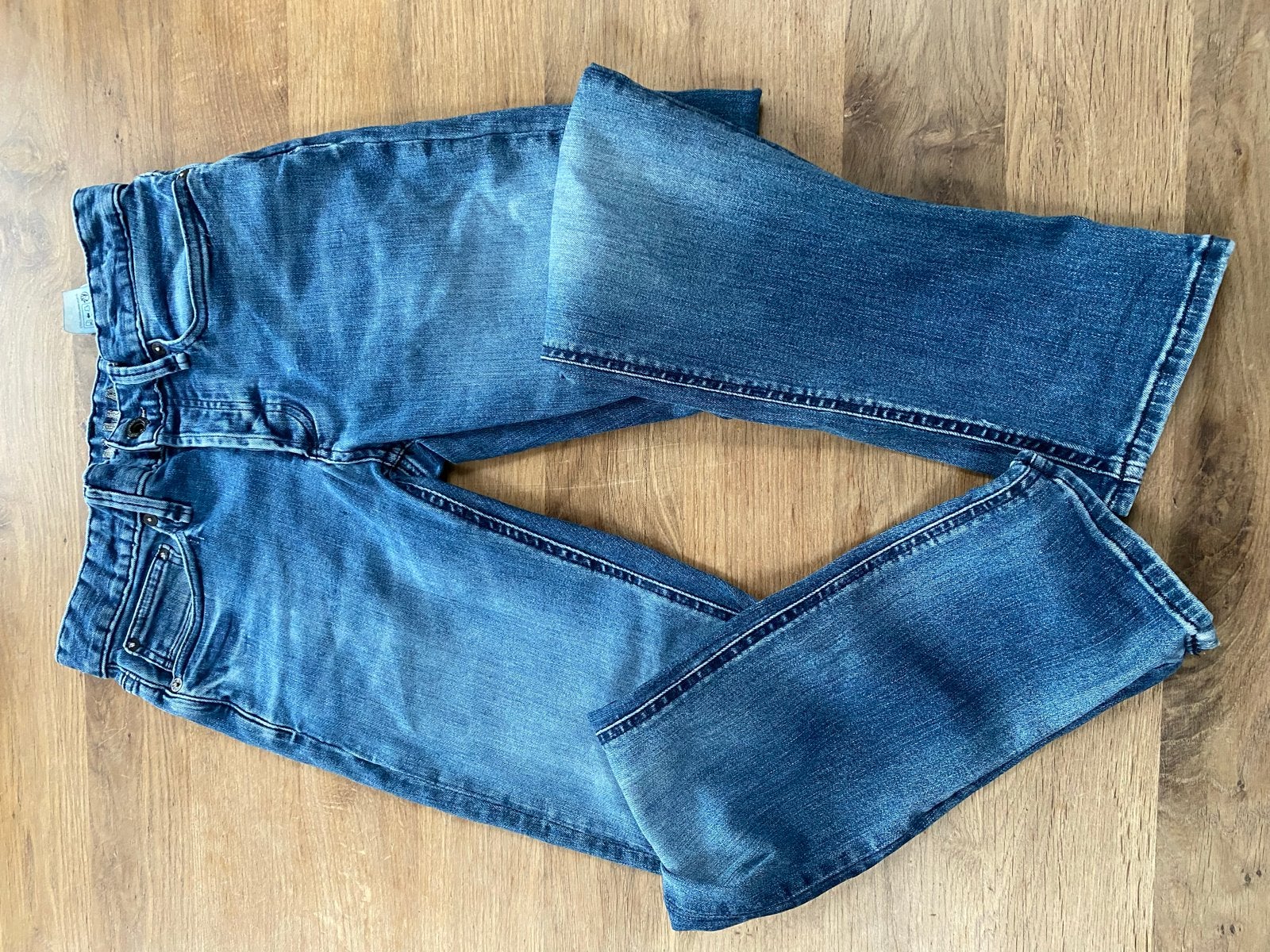 Stoere spijkerbroek- Denham maat 29/32, Ophalen of Verzenden, Zo goed als nieuw, Blauw, W32 (confectie 46) of kleiner