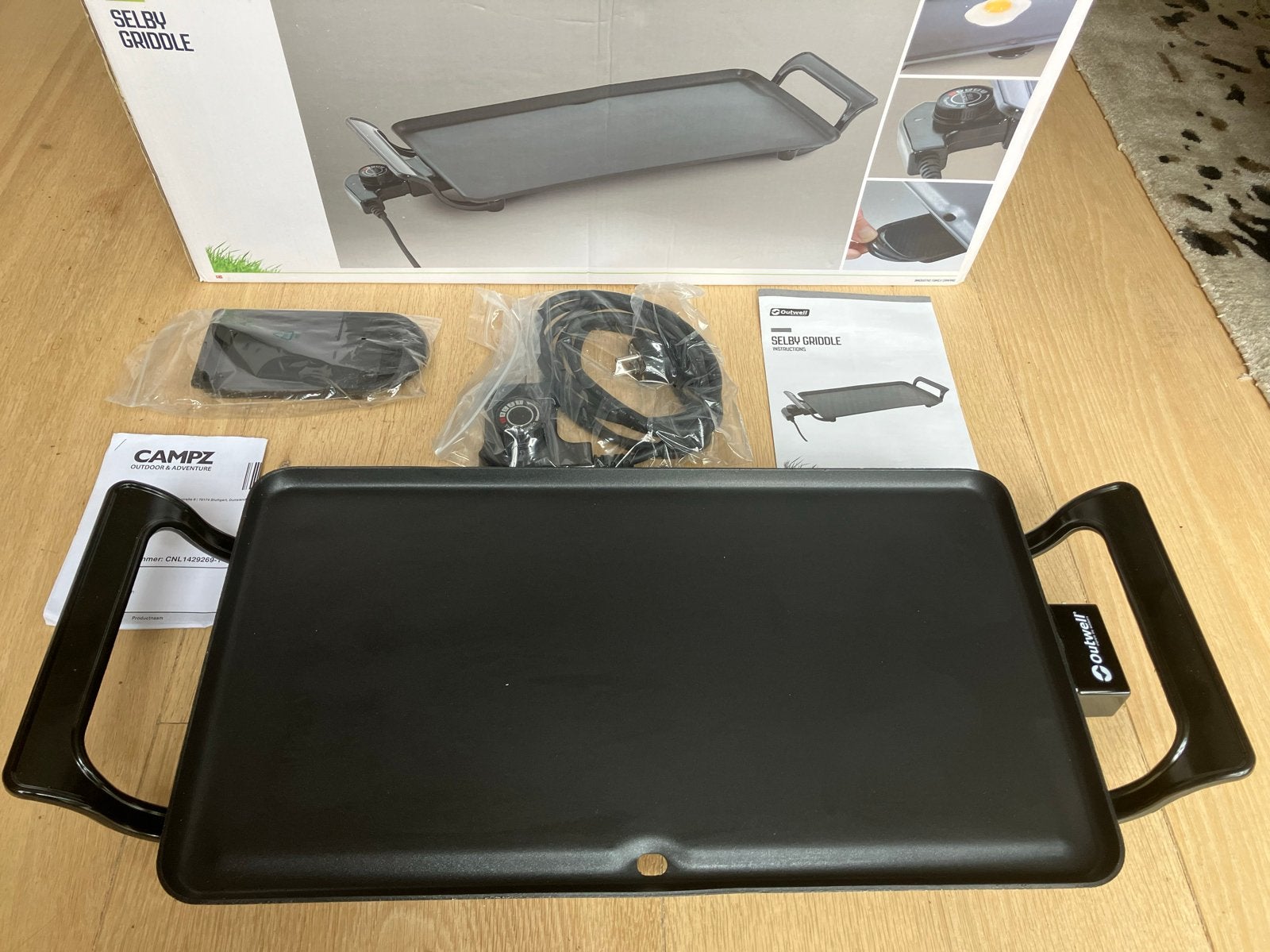 Outwell Selby Griddle Tafelgrill - Bijna nieuw in doos, Ophalen of Verzenden, Zo goed als nieuw