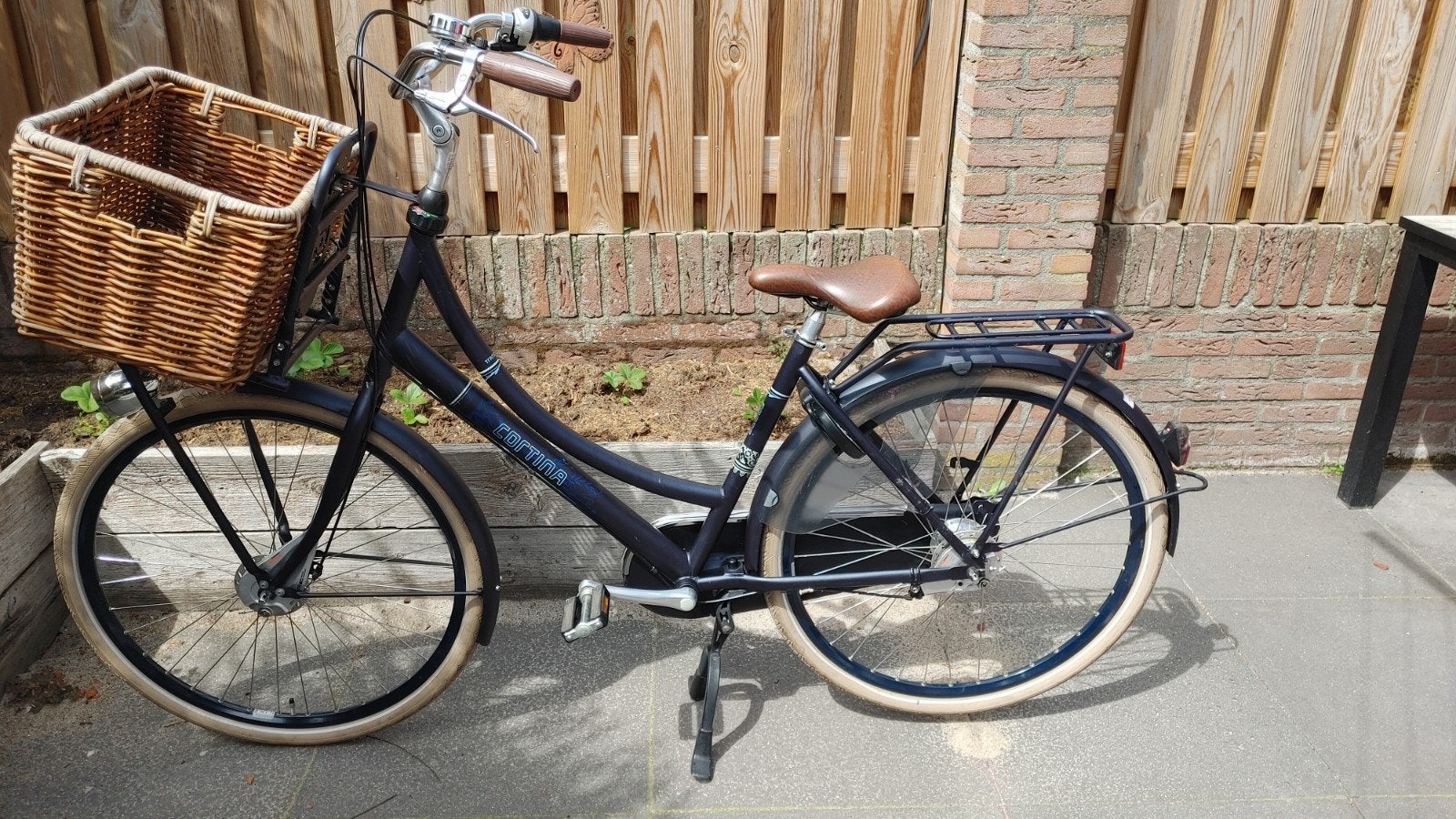 Cortina transit mamafiets, Fietsen en Brommers, Fietsen | Dames | Damesfietsen, 47 tot 50 cm, Ophalen, Gebruikt, Overige merken
