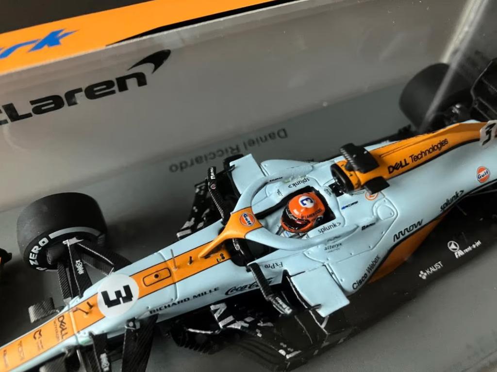 ✅ Daniel Ricciardo 1:43 Monaco GP 2021 Mclaren MCL35M S7678, Verzamelen, Automerken, Motoren en Formule 1, Ophalen of Verzenden