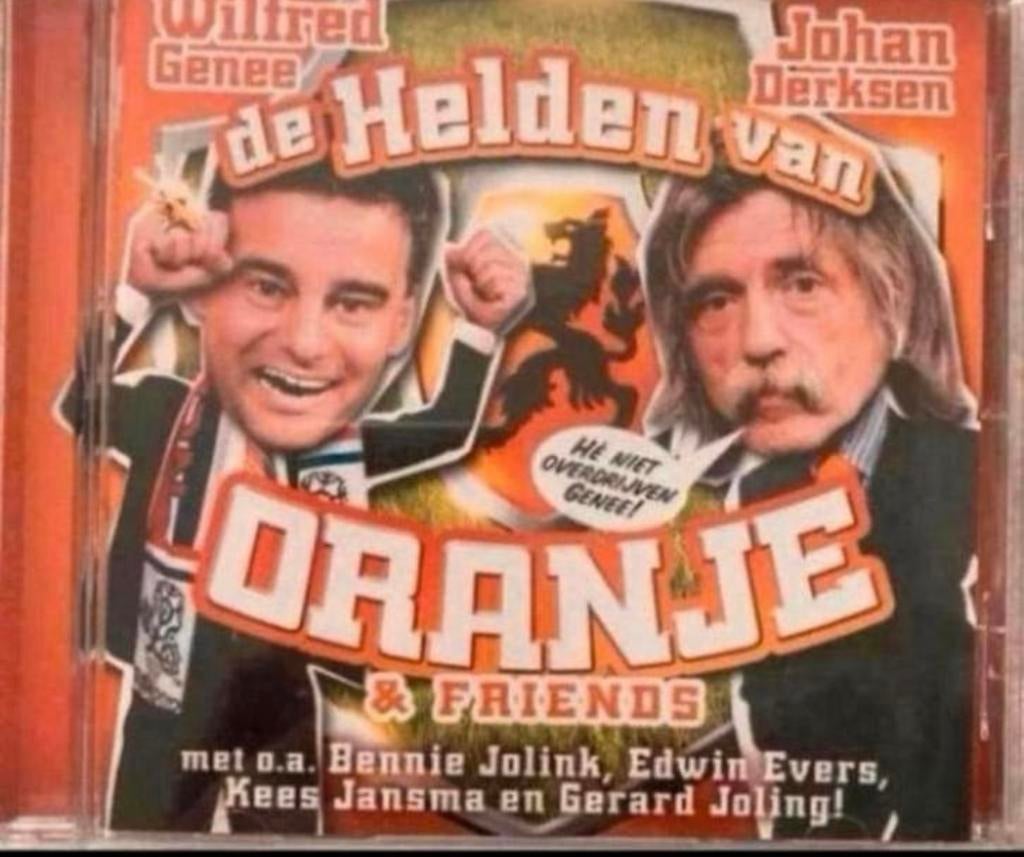 De helden van oranje & Friends Wilfred Genee Johan DerksenCd, Ophalen of Verzenden, Gebruikt, Levenslied of Smartlap