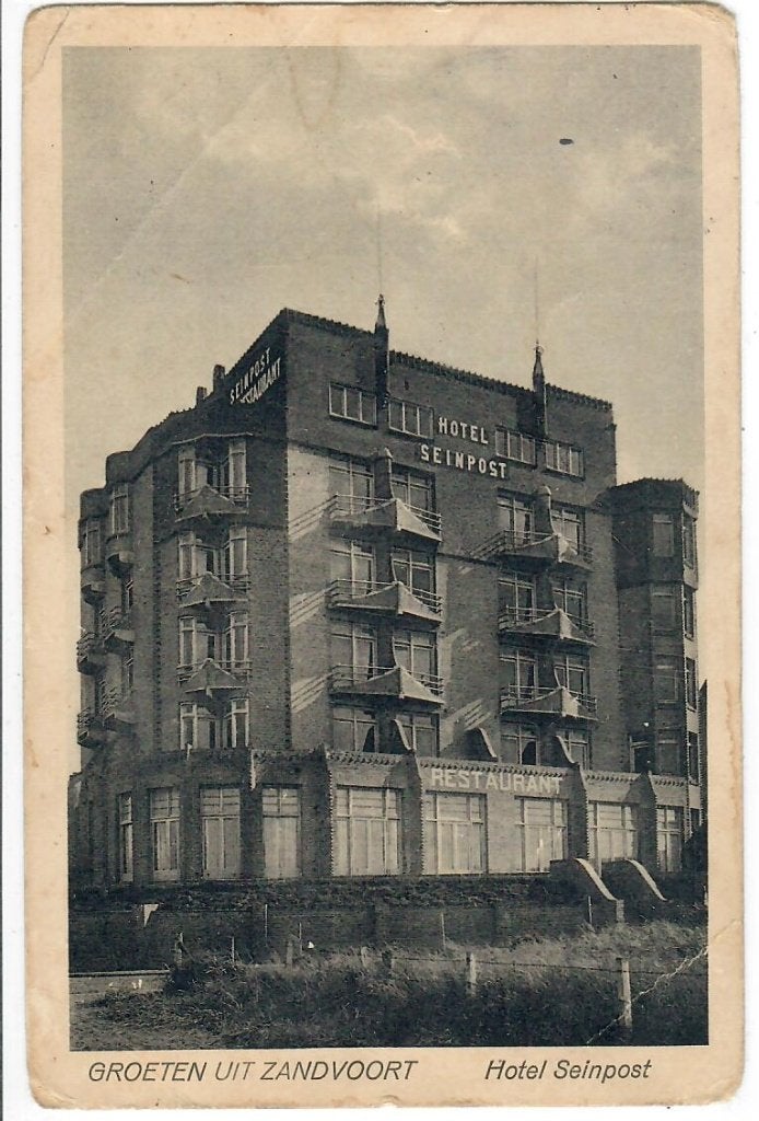 Zandvoort - Hotel Seinpost, Verzenden, Voor 1920, Gelopen, Noord-Holland