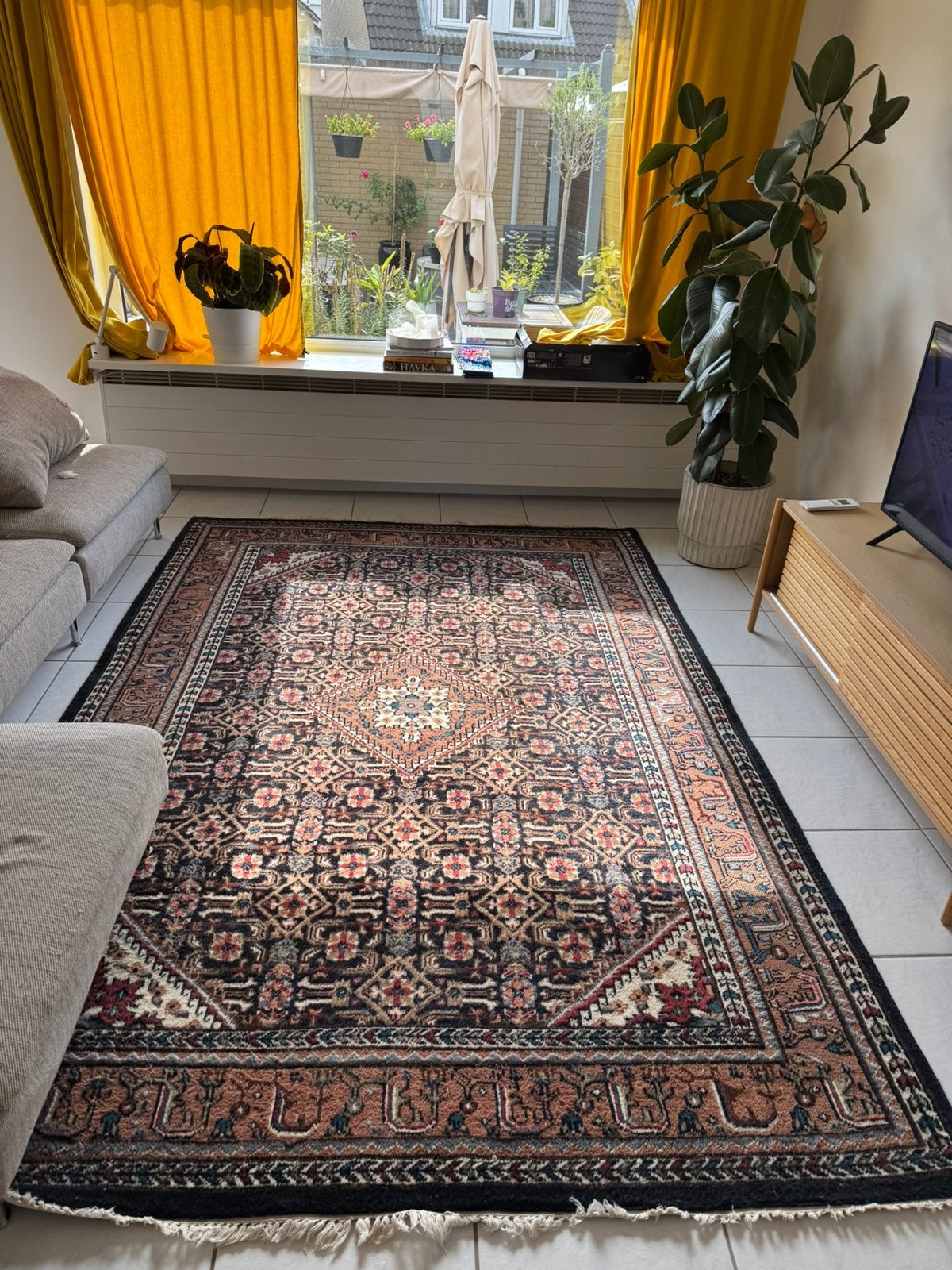 Handgemaakt Perzisch Bidjar tapijt, 292x203, Ophalen, Gebruikt, 200 cm of meer, 200 cm of meer